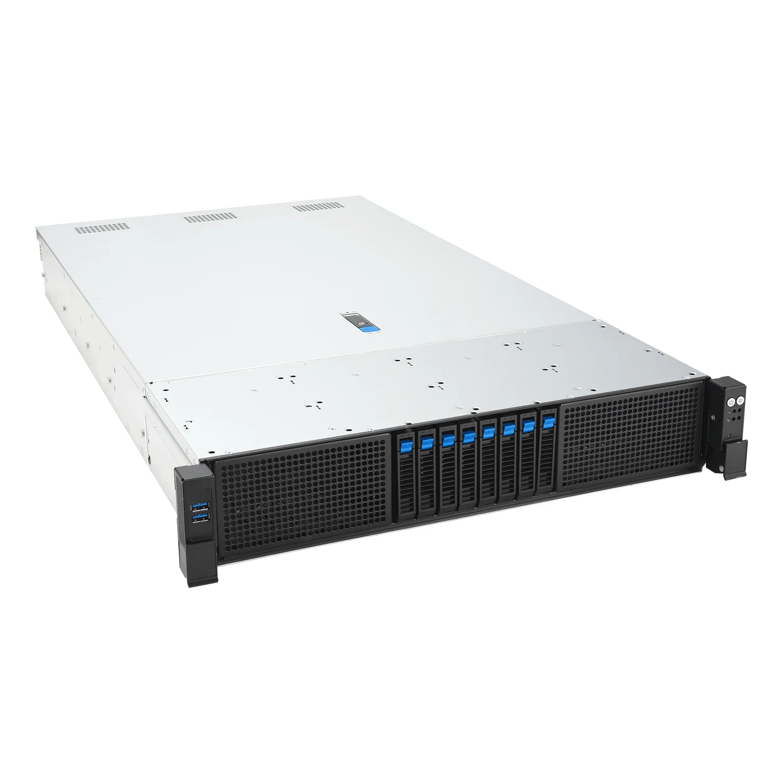 ASUS RS720-E12-RS8G Rack (2 U) Noir, Argent