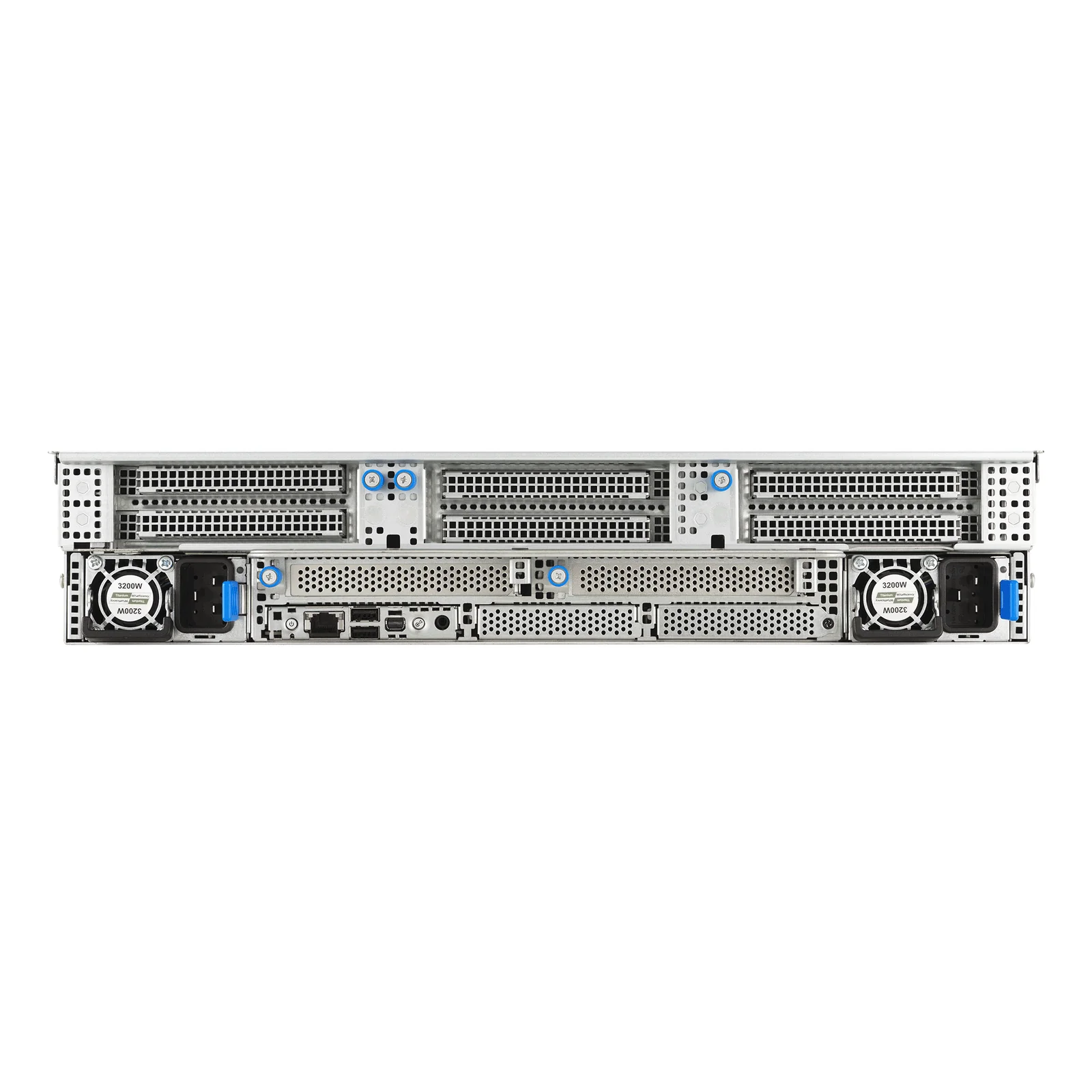 ASUS RS720-E12-RS8G Rack (2 U) Noir, Argent