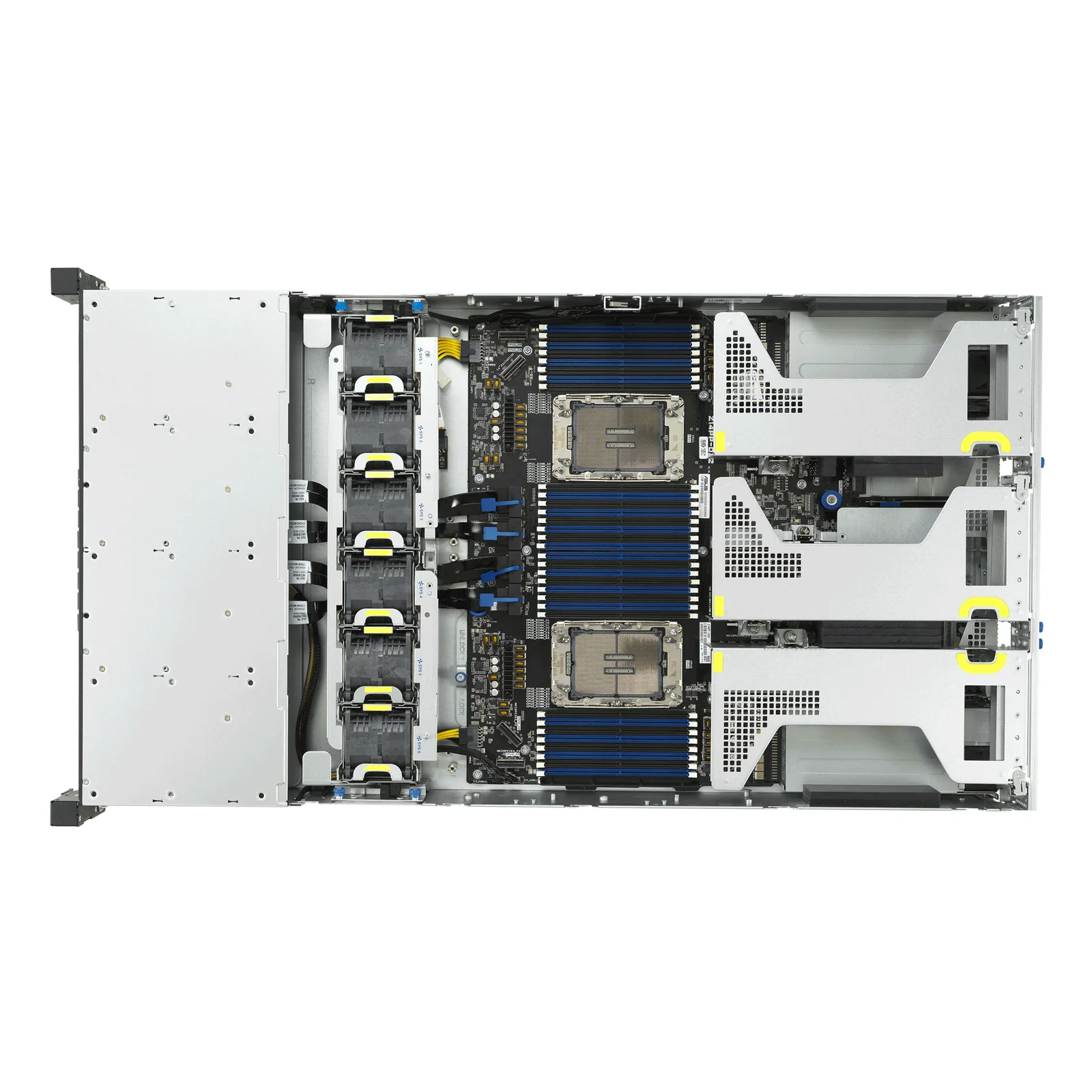 ASUS RS720-E12-RS8G Rack (2 U) Noir, Argent