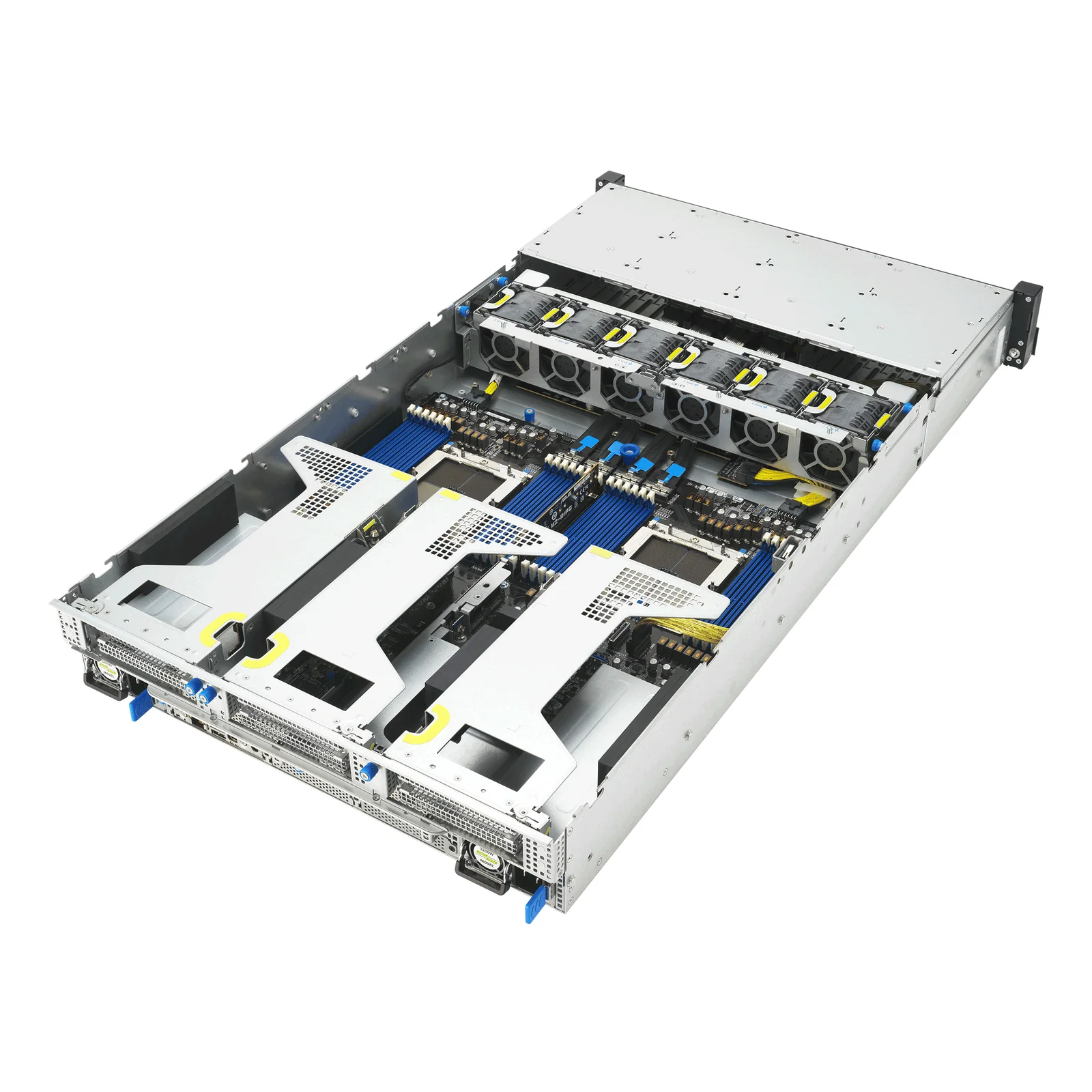 ASUS RS720A-E13-RS8G Socket SP5 Rack (2 U) Noir, Argent