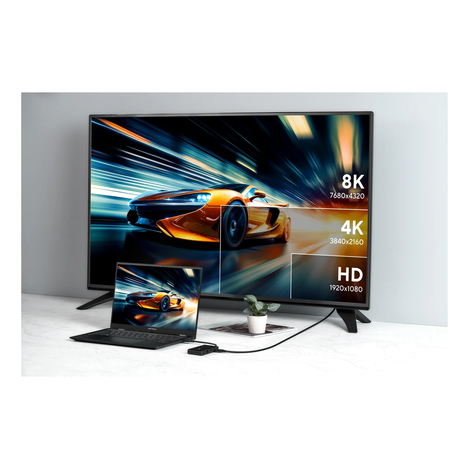 ASUS Dual 4K USB-C Dock DC201 Avec fil USB 3.2 Gen 2 (3.1 Gen 2) Type-C Noir