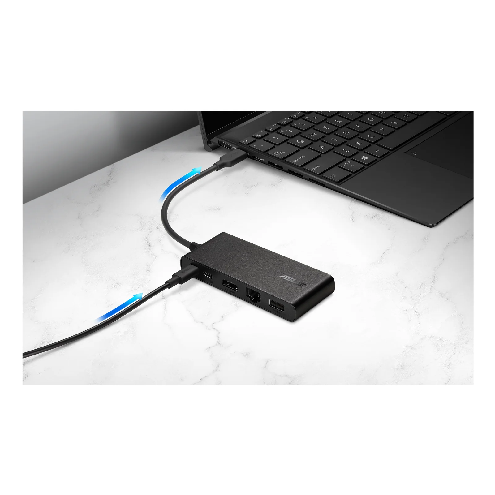 ASUS Dual 4K USB-C Dock DC201 Avec fil USB 3.2 Gen 2 (3.1 Gen 2) Type-C Noir