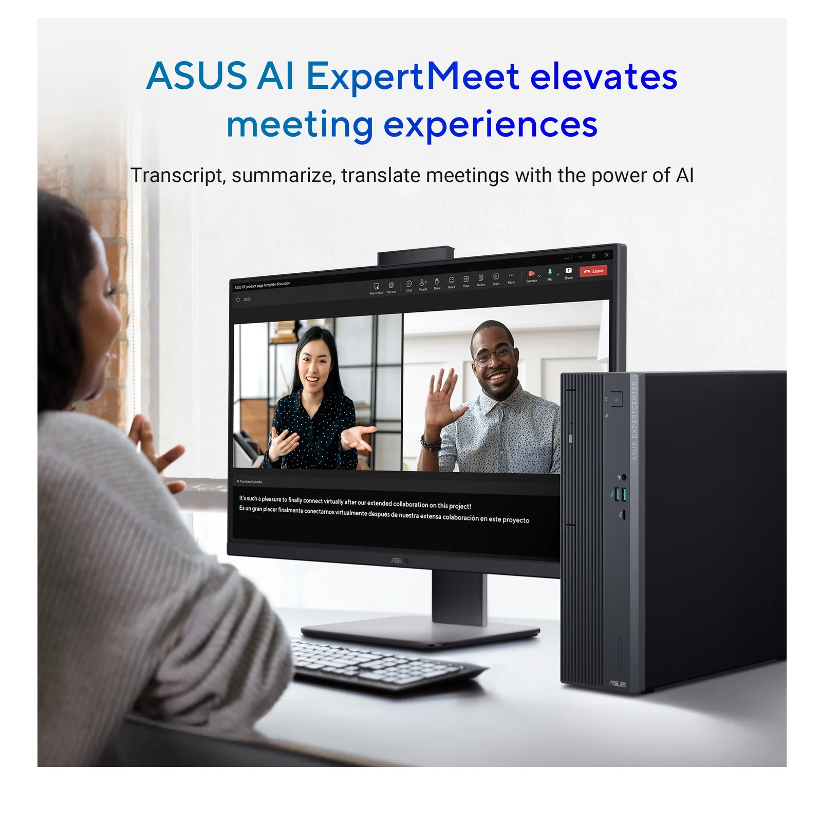 ASUS ExpertCenter P500 SFF P500SV-05210H009X Intel Core 5 210H 16 Go DDR5-SDRAM 512 Go SSD Windows 11 Pro PC Gris