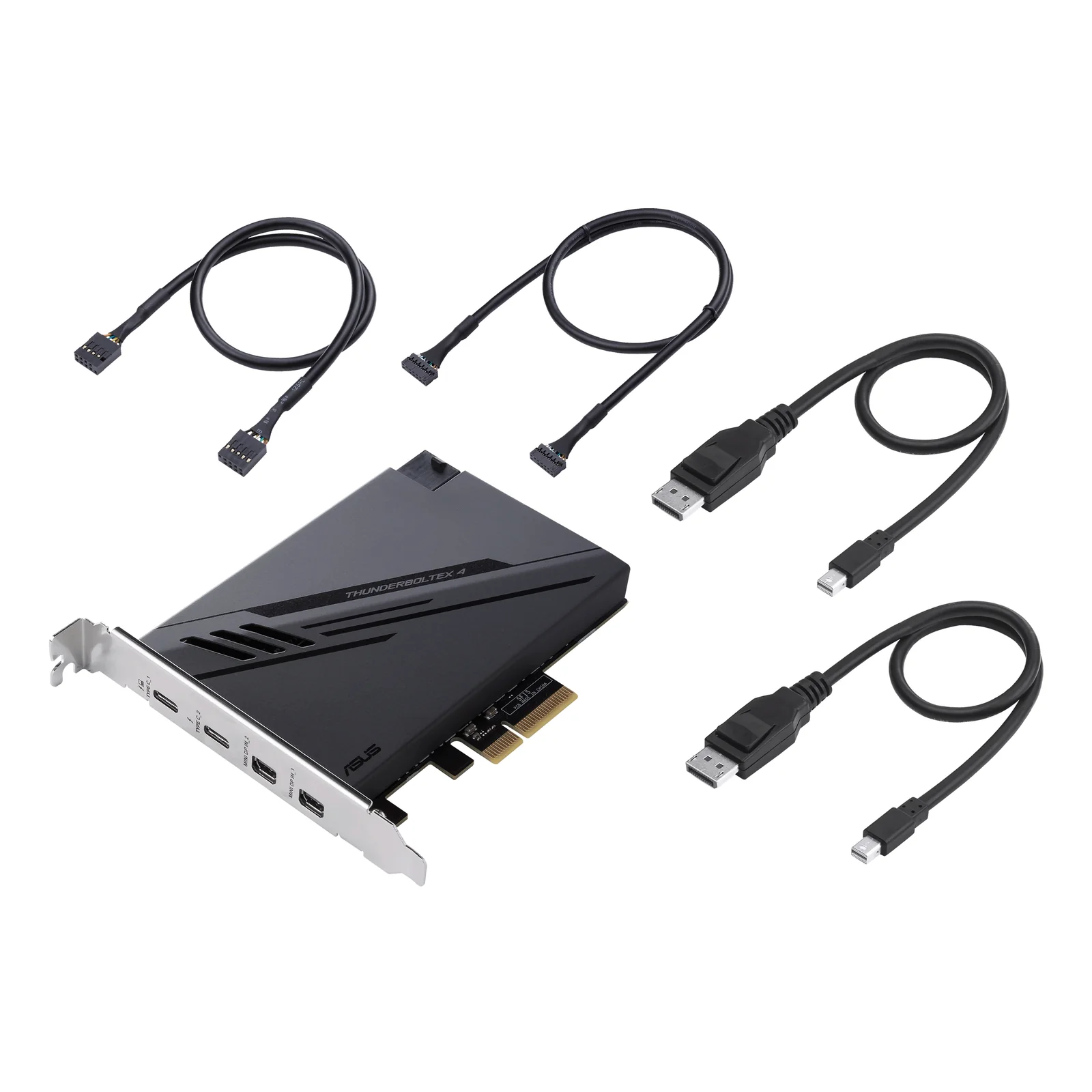 ASUS ThunderboltEX 4 carte et adaptateur d'interfaces Interne Mini DisplayPort, PCIe, Thunderbolt, USB 2.0, USB 3.2 Gen 2 (3.1 Gen 2)