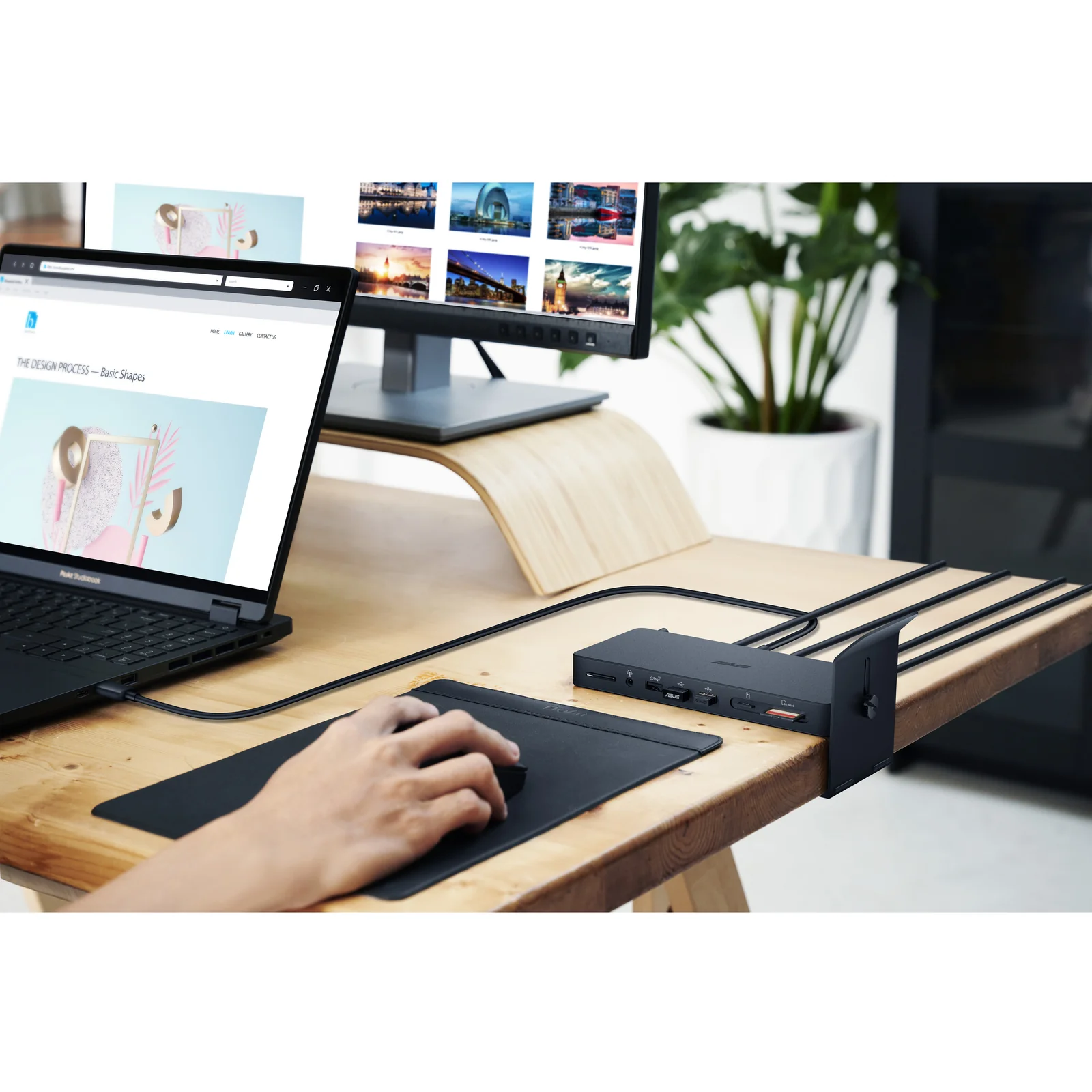 ASUS Triple 4K Thunderbolt 4 Dock DC500 Avec fil Noir