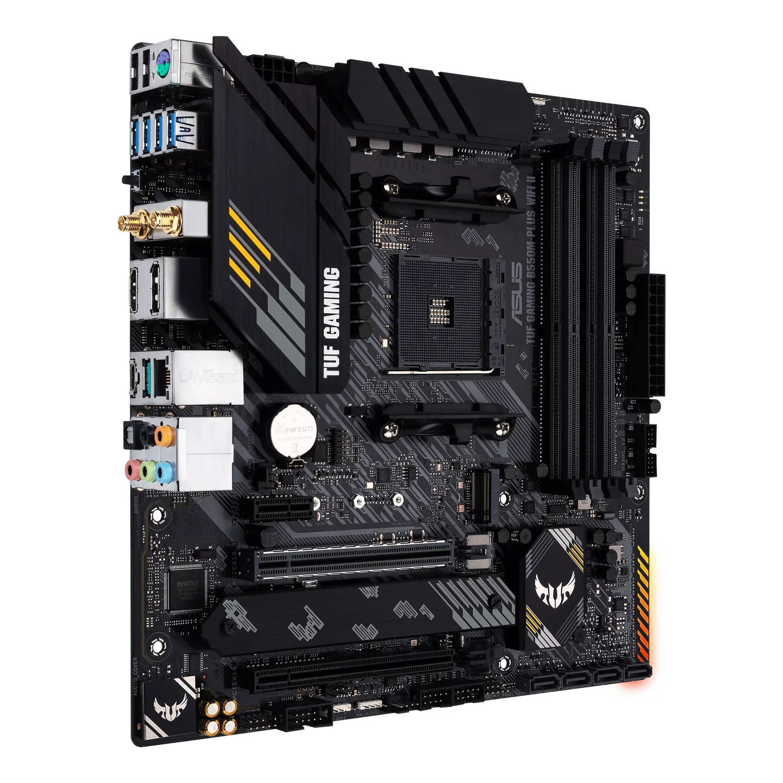 ASUS TUF GAMING B550M-PLUS WIFI II AMD B550 Emplacement AM4 micro ATX