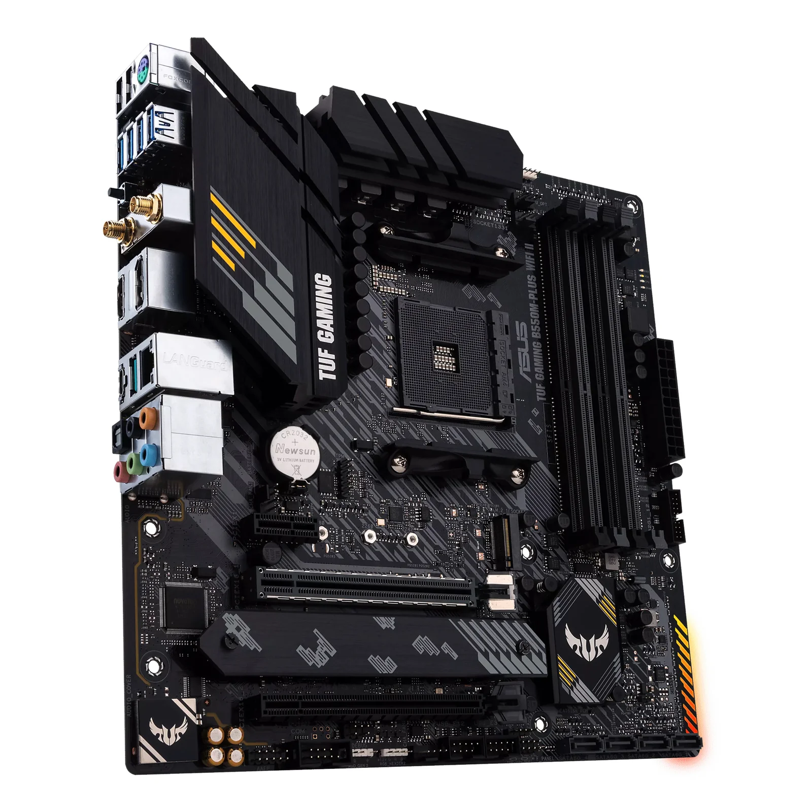 ASUS TUF GAMING B550M-PLUS WIFI II AMD B550 Emplacement AM4 micro ATX