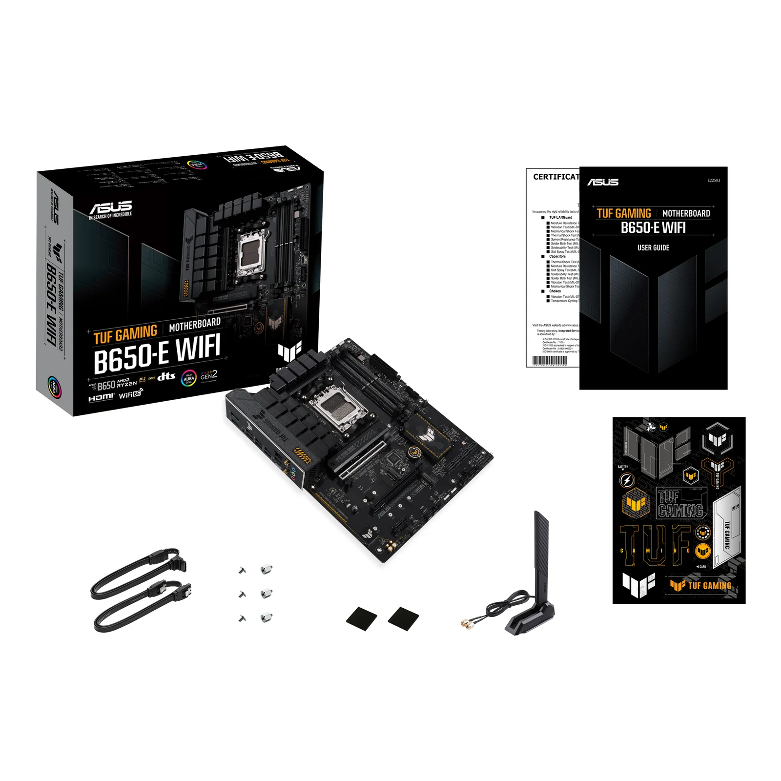 ASUS TUF GAMING B650-E WIFI AMD B650 Emplacement AM5 ATX