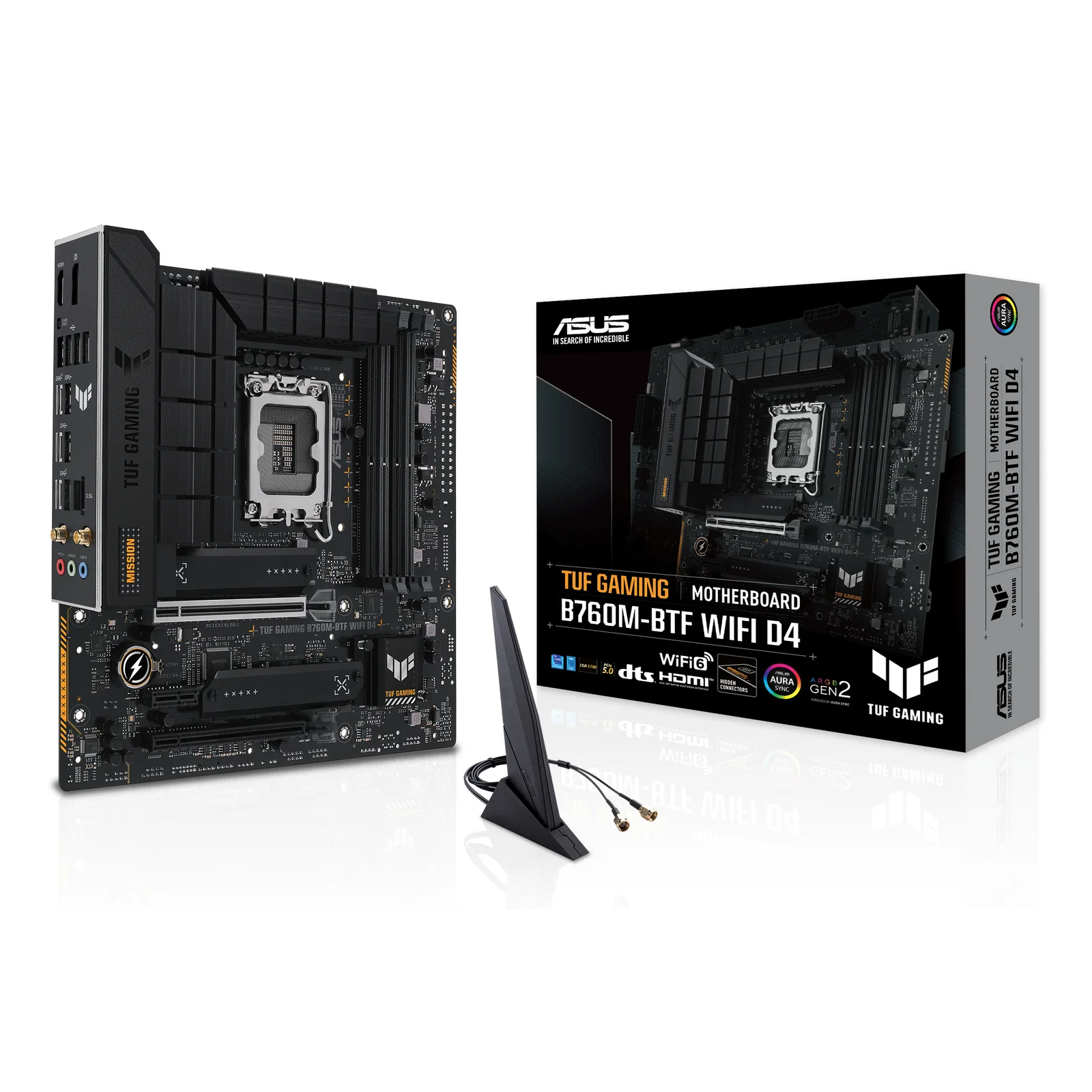 ASUS TUF GAMING B760M-BTF WIFI D4 Intel B760 LGA 1700 micro ATX