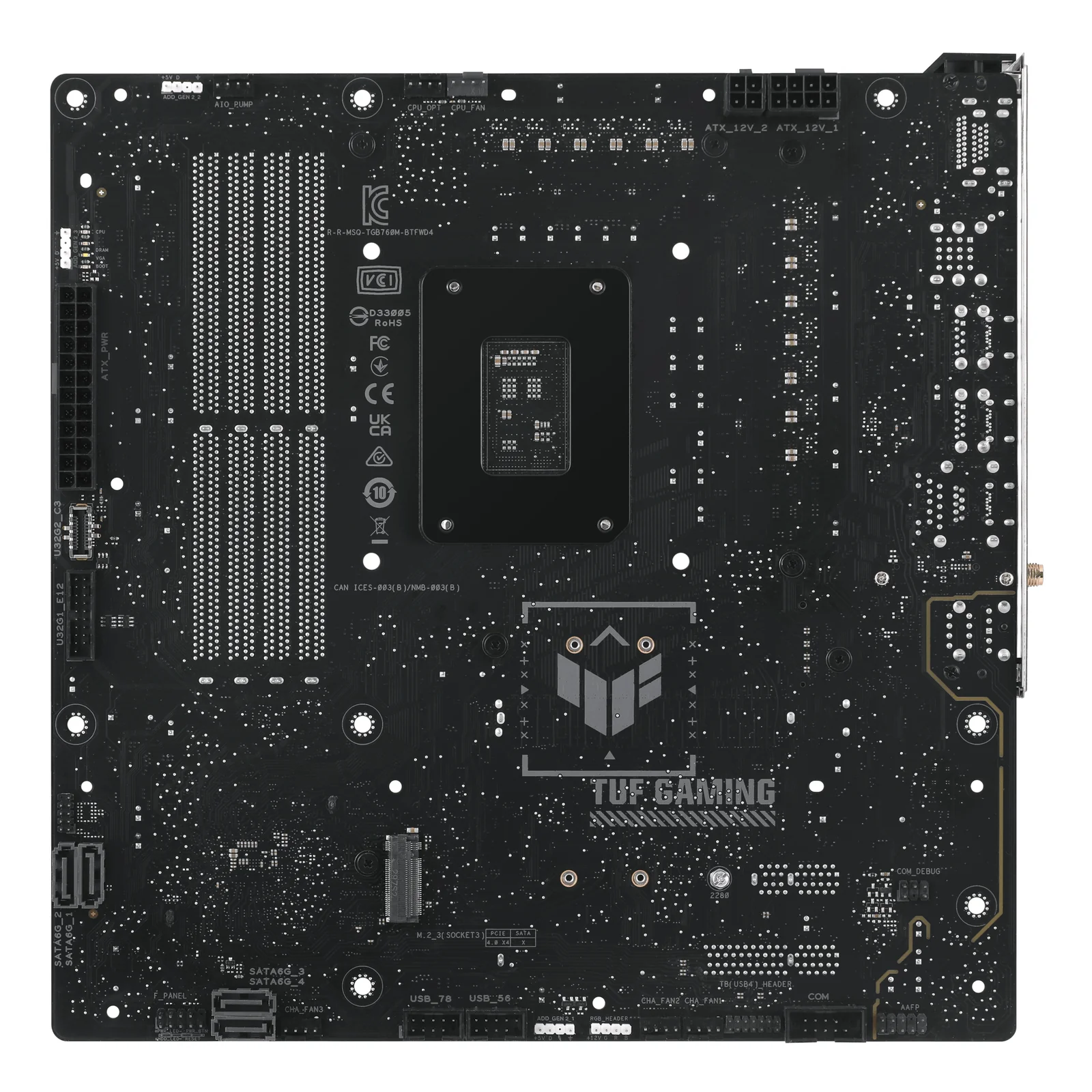 ASUS TUF GAMING B760M-BTF WIFI D4 Intel B760 LGA 1700 micro ATX