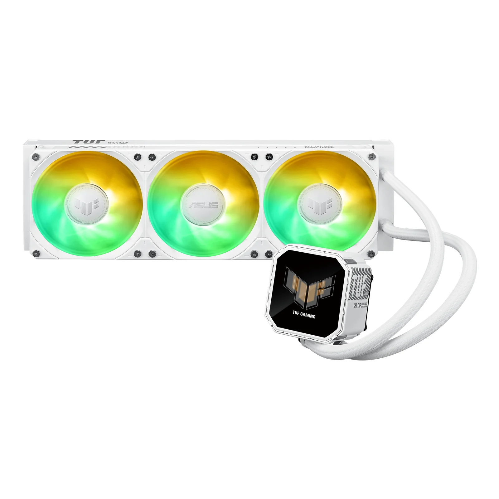 ASUS TUF Gaming LC III 360 ARGB LCD White Edition Processeur Refroidisseur de liquide tout-en-un 12 cm Blanc 1 pièce(s)
