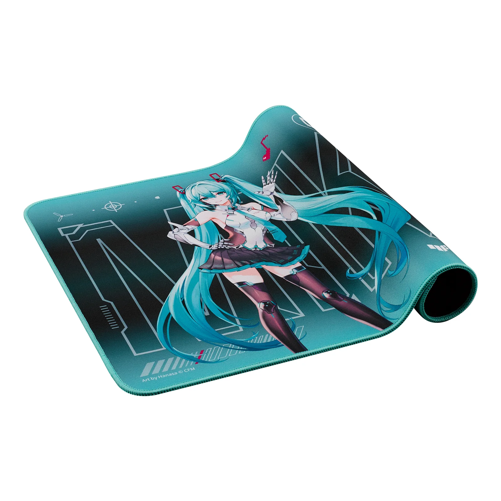 ASUS TUF Gaming P1 Hatsune Miku Edition Tapis de souris de jeu Turquoise