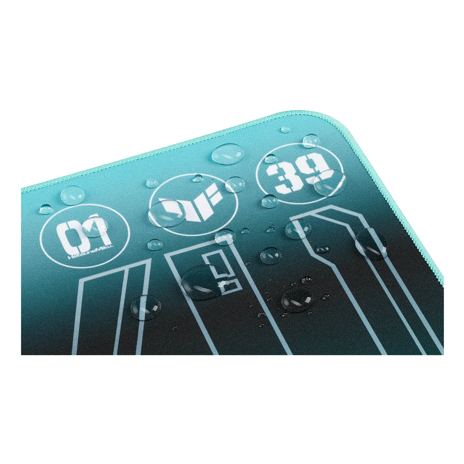 ASUS TUF Gaming P1 Hatsune Miku Edition Tapis de souris de jeu Turquoise