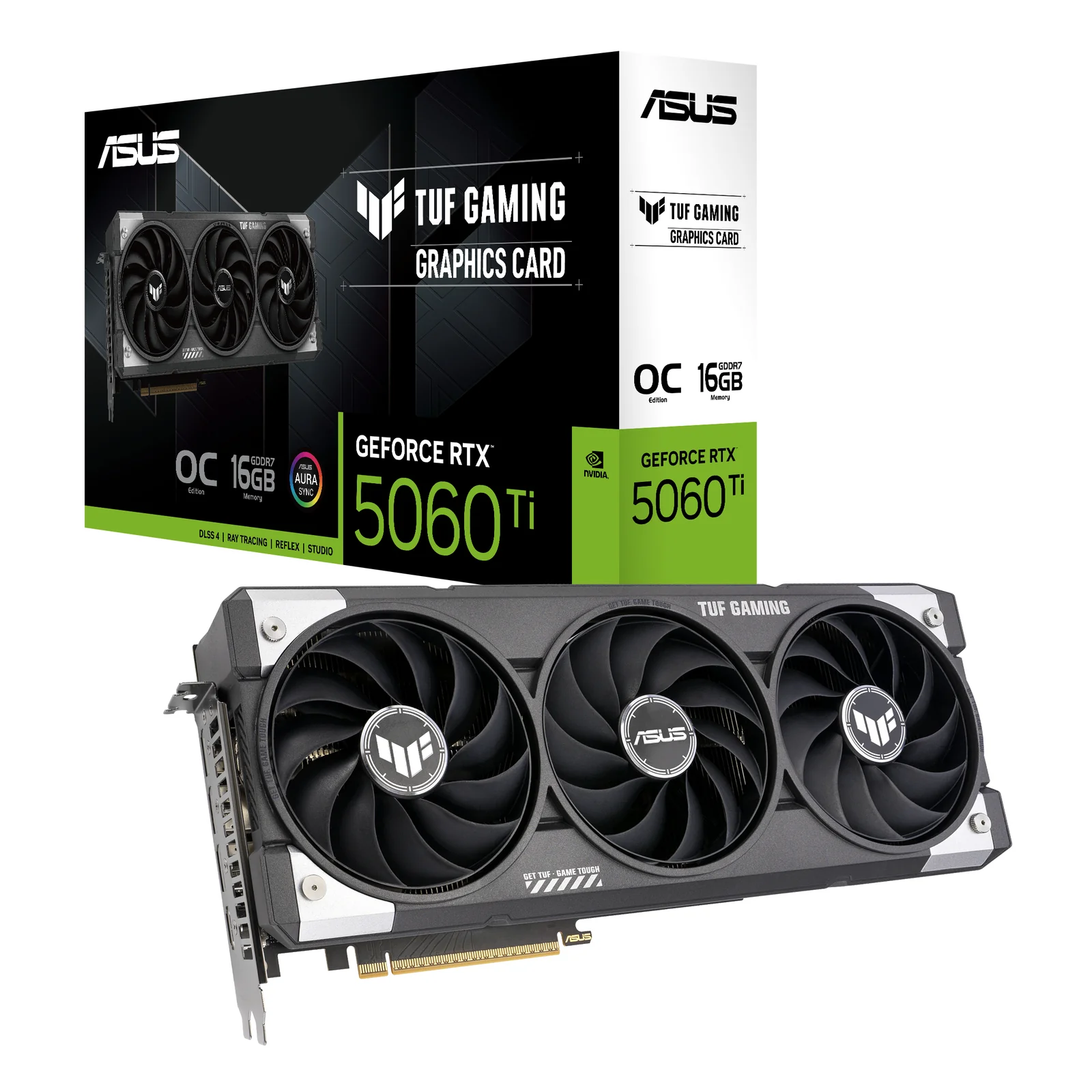 ASUS TUF Gaming TUF-RTX5060TI-O16G-GAMING NVIDIA GeForce RTX 5060 Ti 16 Go GDDR7