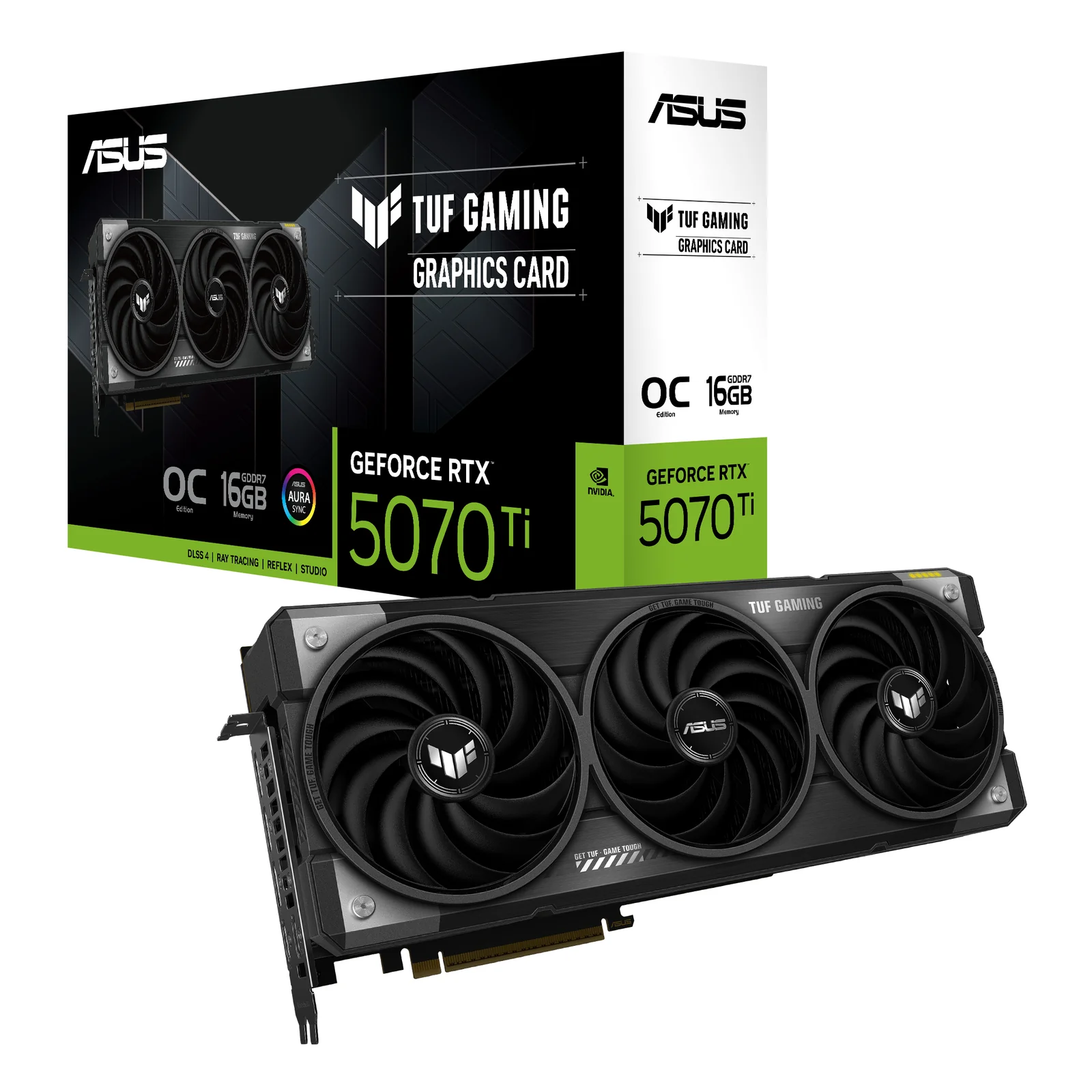 ASUS TUF Gaming TUF-RTX5070TI-O16G-GAMING NVIDIA GeForce RTX 5070 Ti 16 Go GDDR7