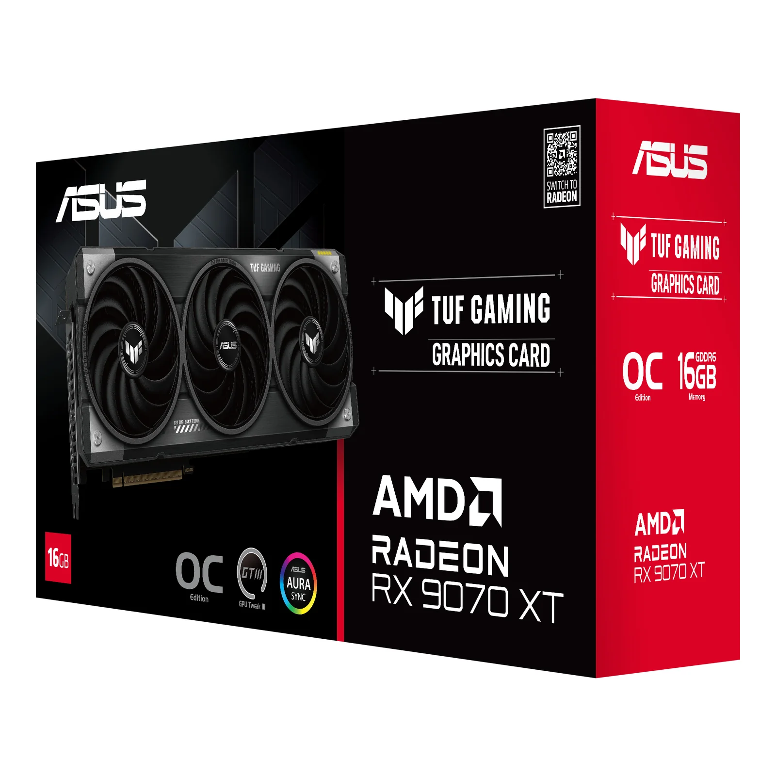ASUS TUF Gaming TUF-RX9070XT-O16G-GAMING AMD Radeon RX 9070 XT 16 Go GDDR6