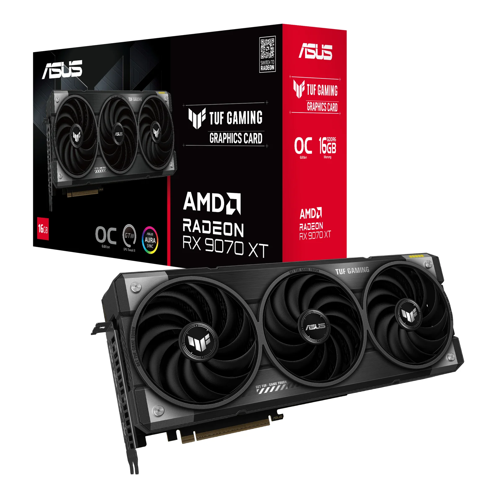 ASUS TUF Gaming TUF-RX9070XT-O16G-GAMING AMD Radeon RX 9070 XT 16 Go GDDR6