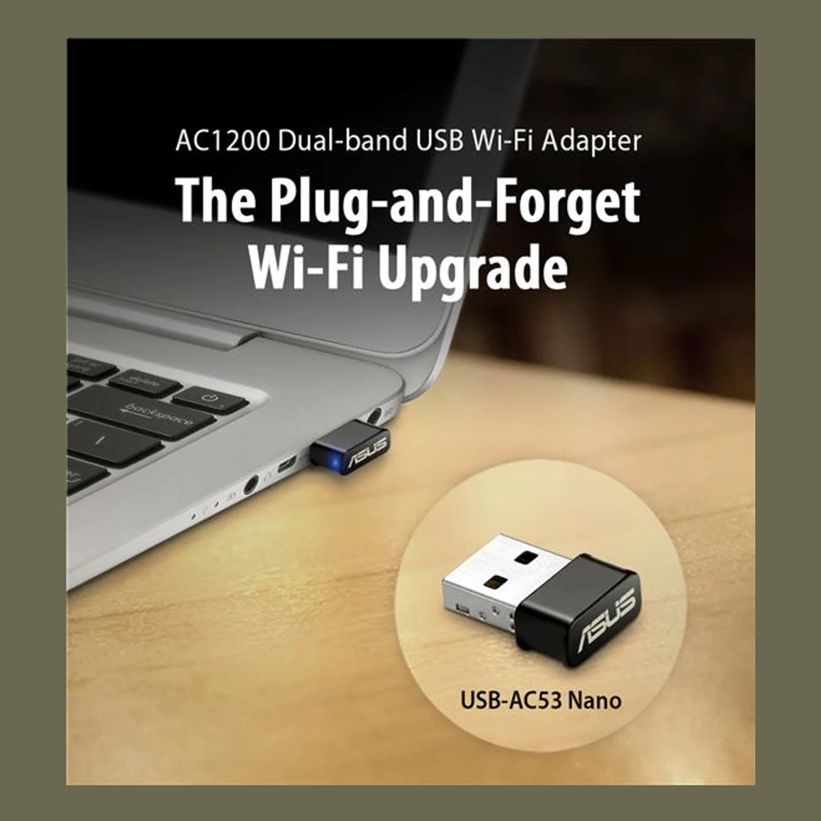 ASUS USB-AC53 Nano WLAN 867 Mbit/s