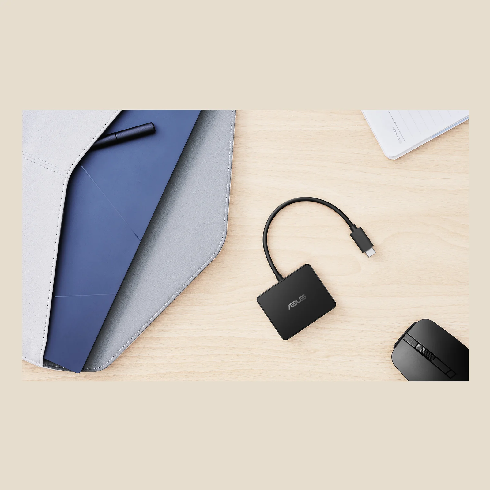ASUS USB-C Mini Dock Avec fil USB 3.2 Gen 2 (3.1 Gen 2) Type-C Noir
