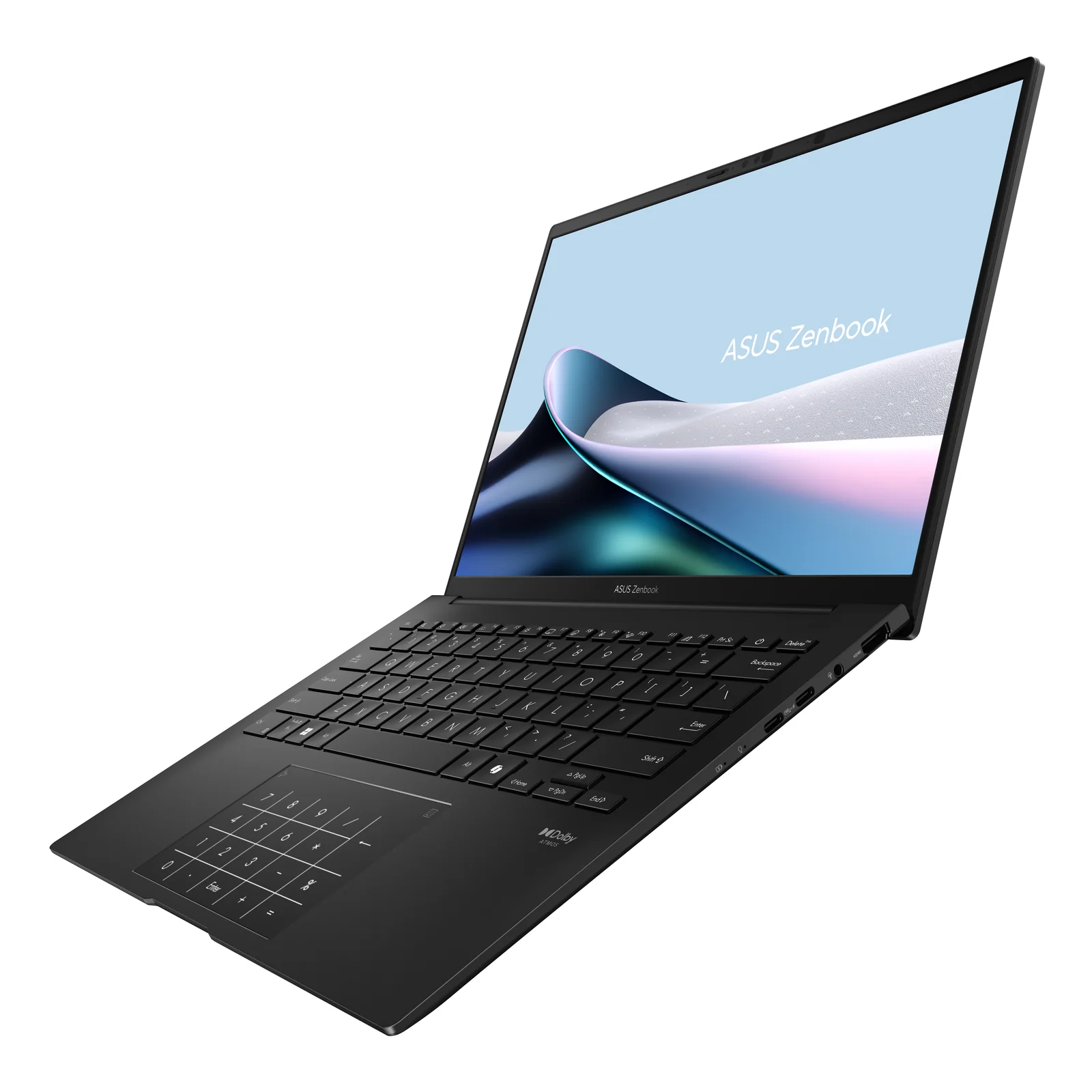 ASUS Zenbook 14 OLED UM3406KA-QD041W Copilot+ PC AMD Ryzen AI 5 340 Ordinateur portable 35,6 cm (14") WUXGA 16 Go LPDDR5x-SDRAM 512 Go SSD Wi-Fi 6E (802.11ax) Windows 11 Home Allemand Noir