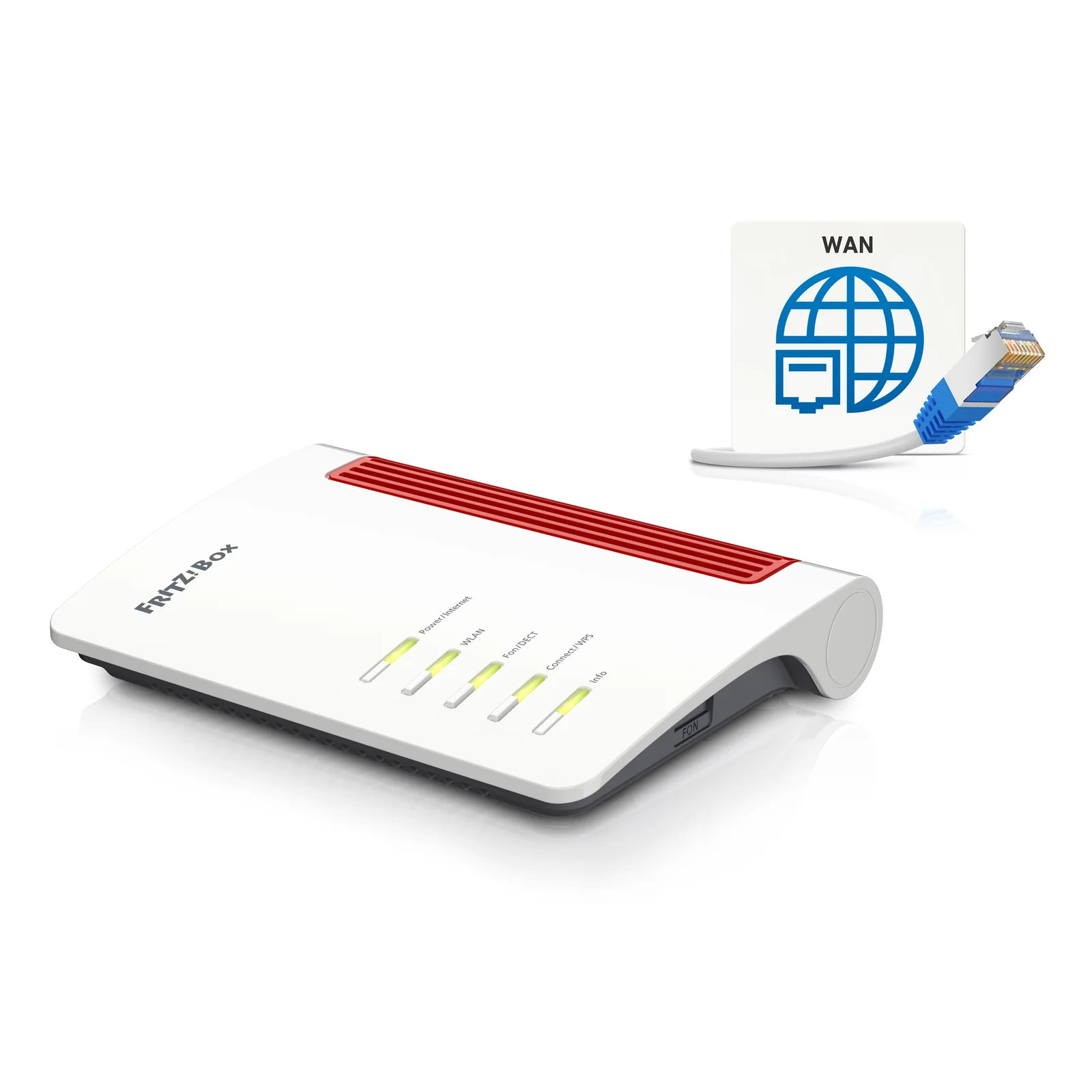 Box 4050 routeur sans fil Gigabit Ethernet Bi-bande (2,4 GHz / 5 GHz) Noir, Blanc