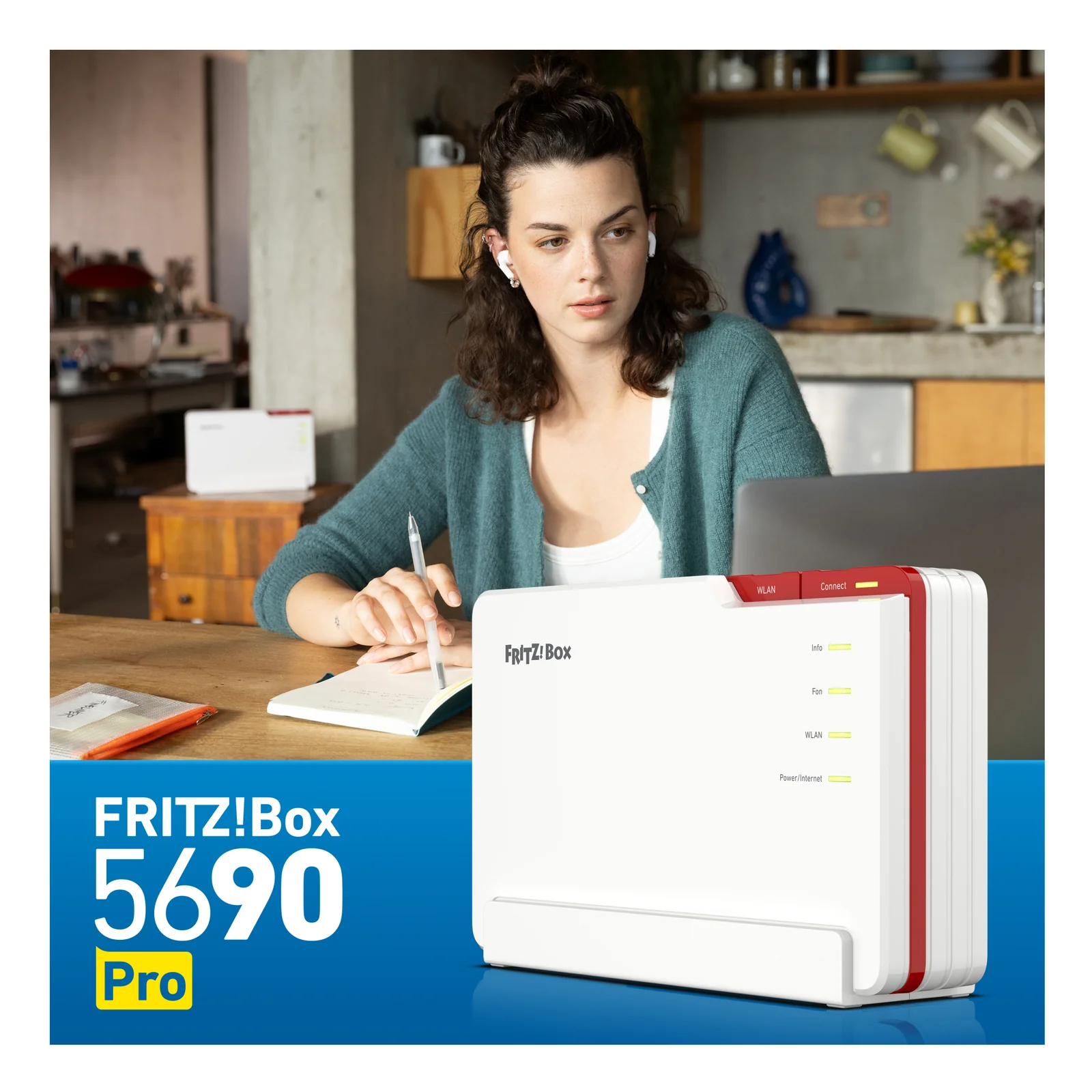 Box 5690 Pro routeur sans fil Gigabit Ethernet Tri-bande (2,4 GHz / 5 GHz / 5 GHz) Blanc