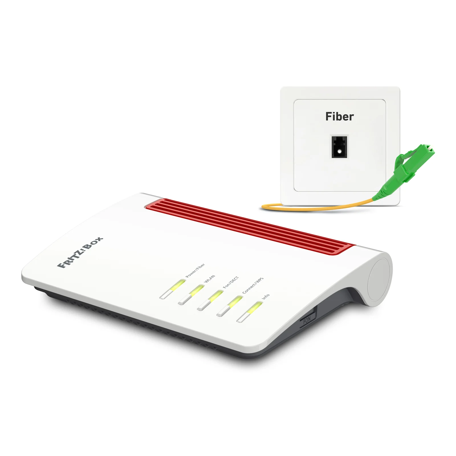 Box FRITZ! 5530 routeur sans fil Gigabit Ethernet Bi-bande (2,4 GHz / 5 GHz) Blanc