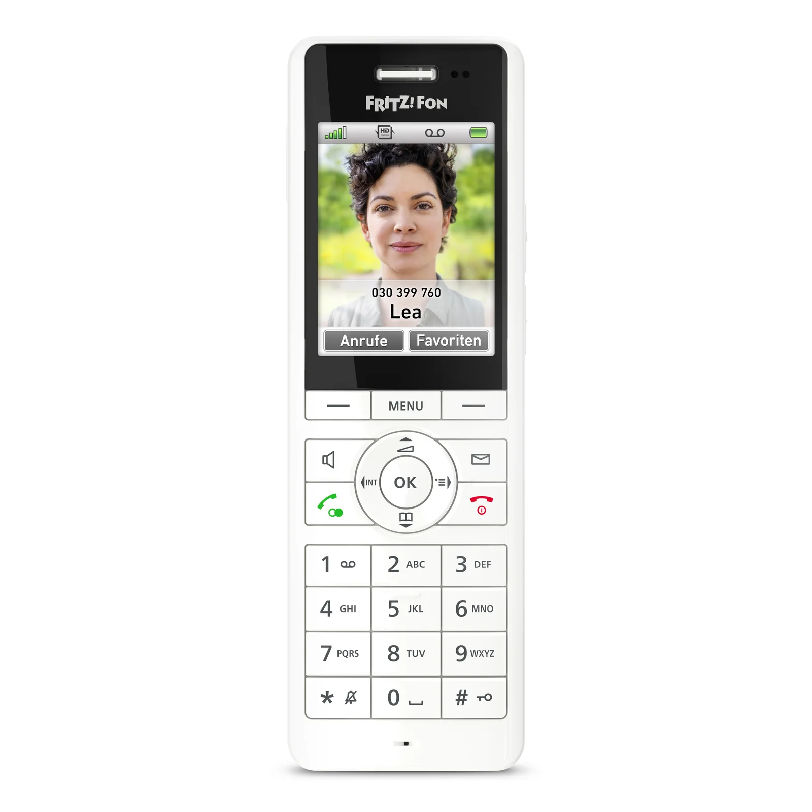 Fon FRITZ! X6 Téléphone DECT Identification de l'appelant Blanc