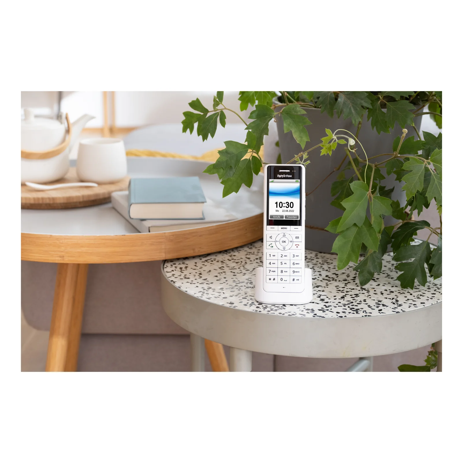Fon FRITZ! X6 Téléphone DECT Identification de l'appelant Blanc