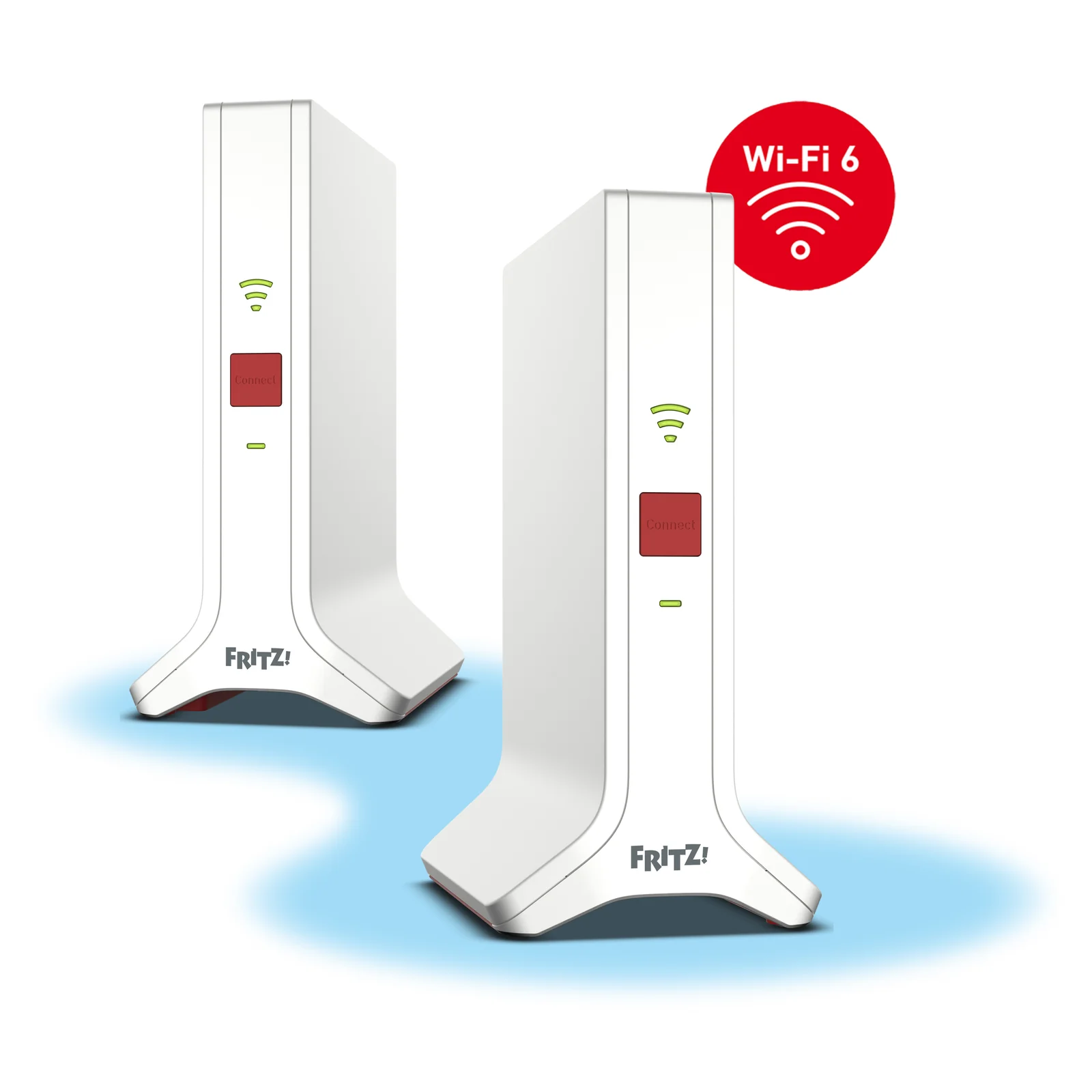 Mesh Set 4200 Bi-bande (2,4 GHz / 5 GHz) Wi-Fi 6E (802.11ax) Rouge, Blanc 2x2/4x4