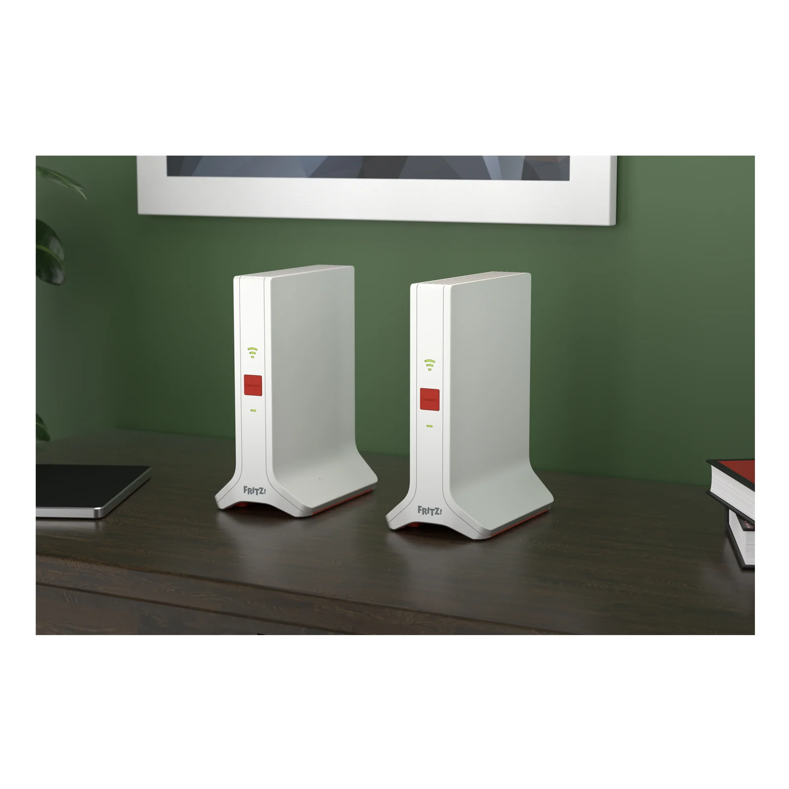Mesh Set 4200 Bi-bande (2,4 GHz / 5 GHz) Wi-Fi 6E (802.11ax) Rouge, Blanc 2x2/4x4