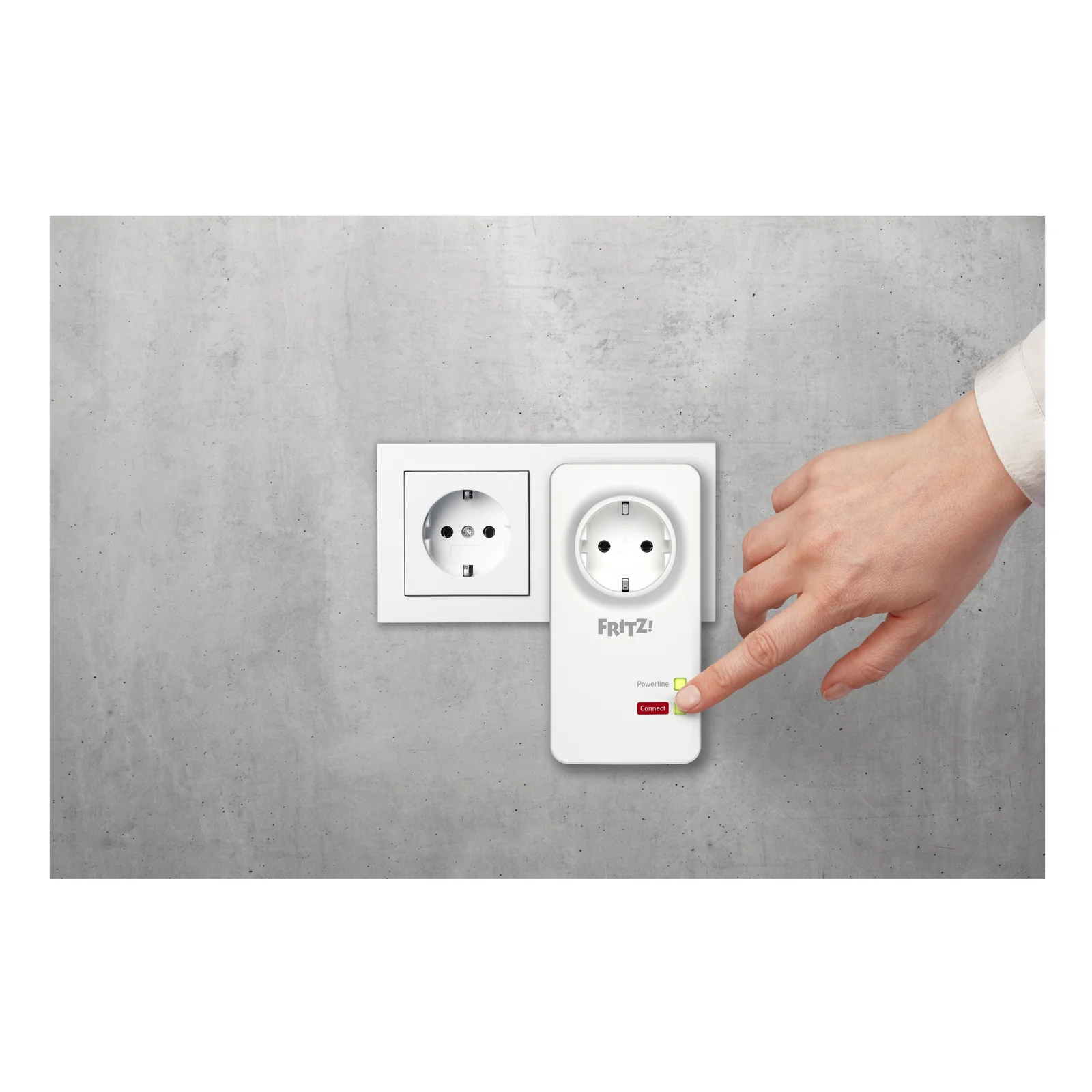 Powerline FRITZ! 1220 1200 Mbit/s Ethernet/LAN Blanc 1 pièce(s)