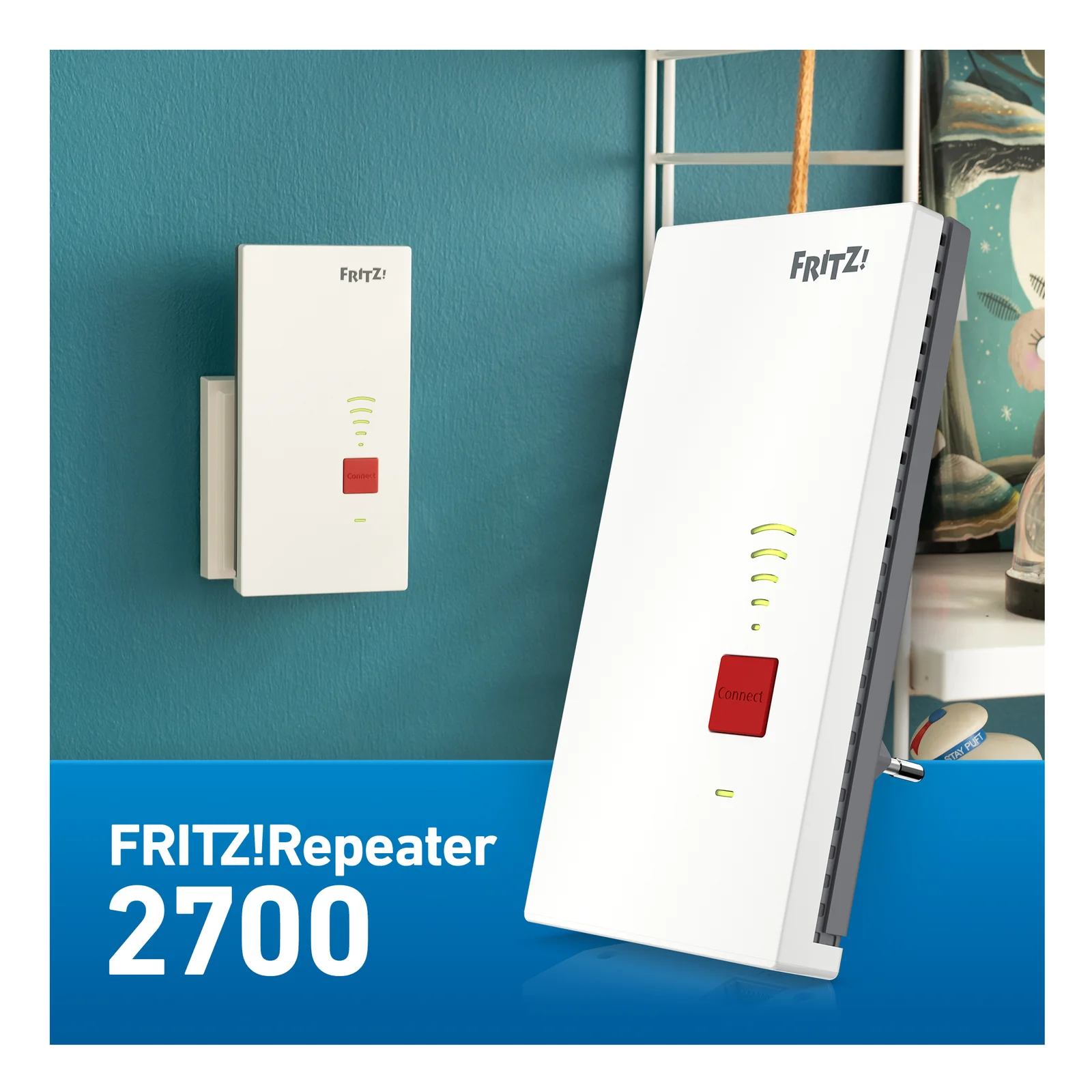 Repeater 2700 Répéteur réseau 125 Mbit/s Blanc