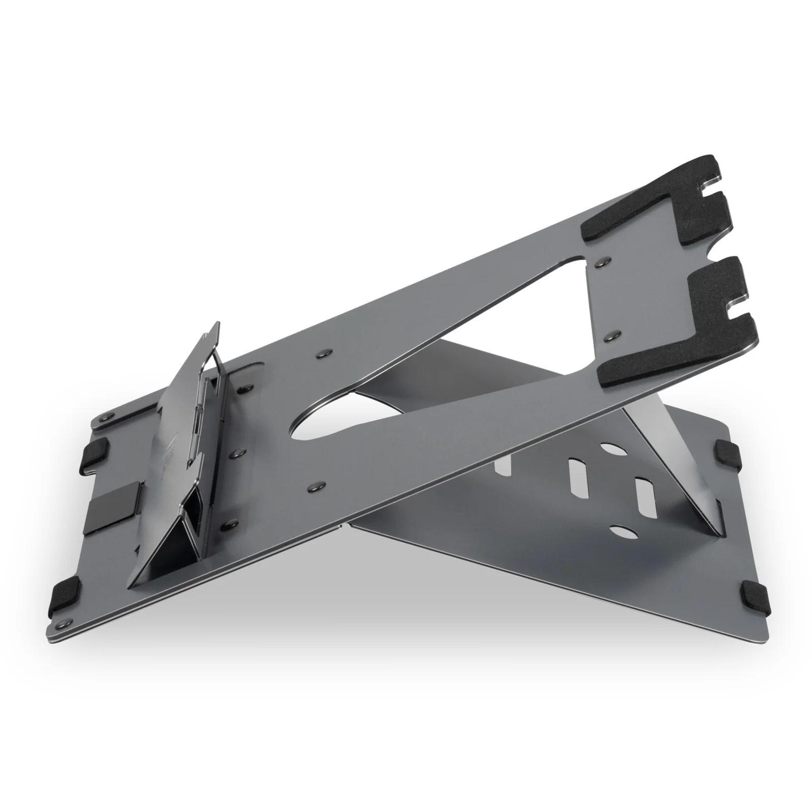 BakkerElkhuizen Ergo-Q 160 Supports de Laptop Noir, Gris foncé 43,2 cm (17")