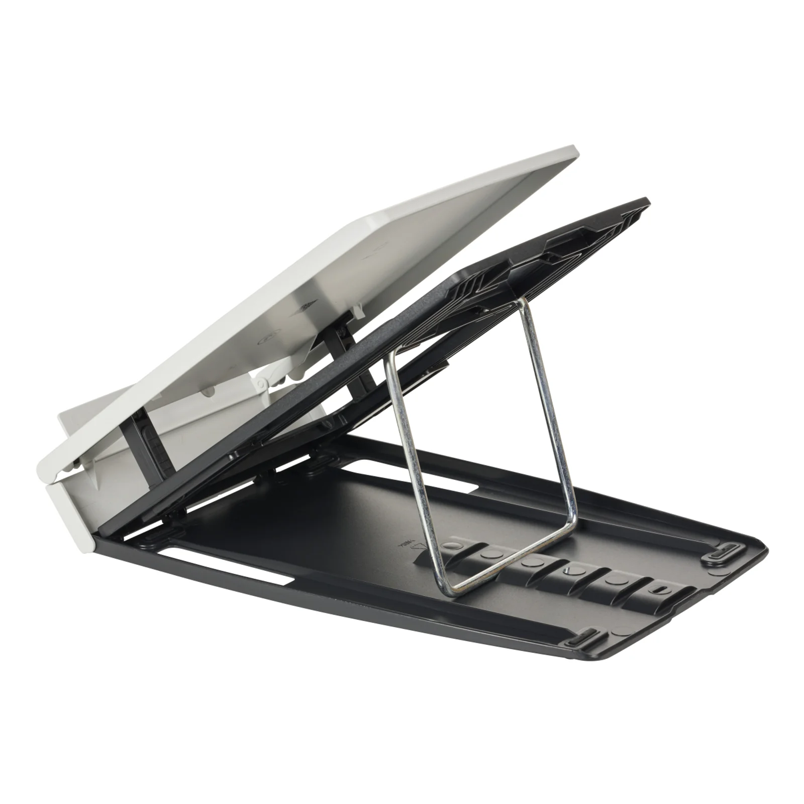 BakkerElkhuizen Ergo-Q 330 Circular Supports de Laptop Noir, Gris 43,2 cm (17")