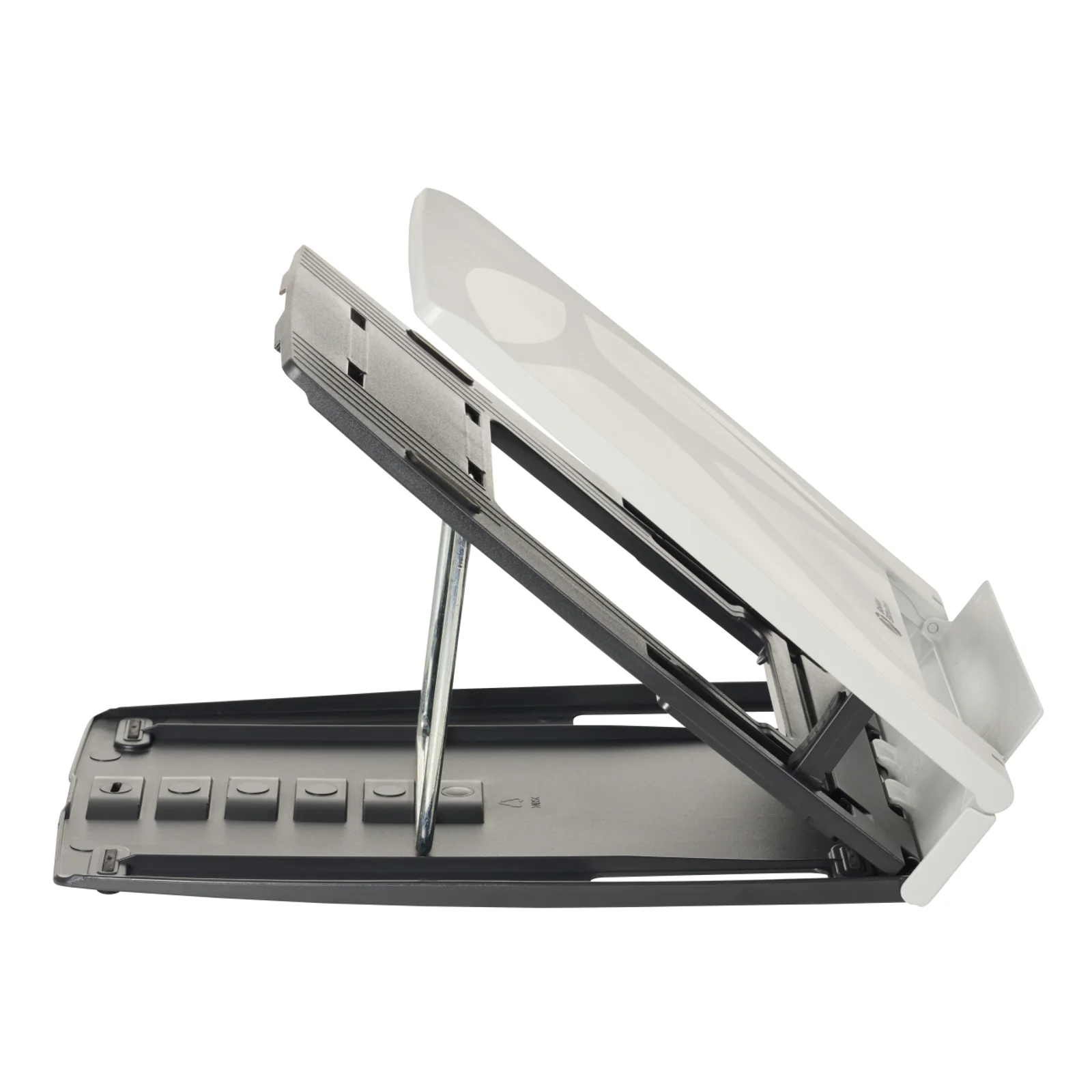 BakkerElkhuizen Ergo-Q 330 Circular Supports de Laptop Noir, Gris 43,2 cm (17")