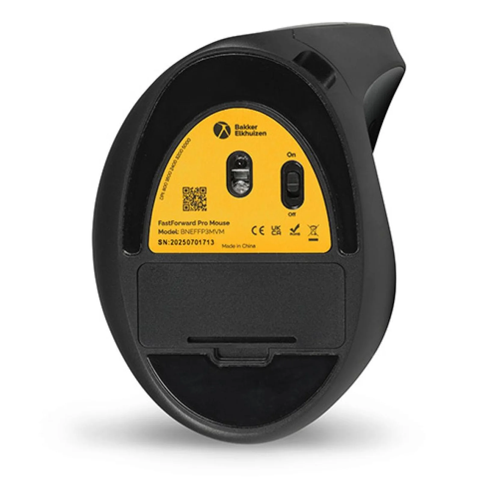 BakkerElkhuizen FastForward Pro mouse souris Bureau Droitier RF Wireless + Bluetooth + USB Type-C Optique 5000 DPI