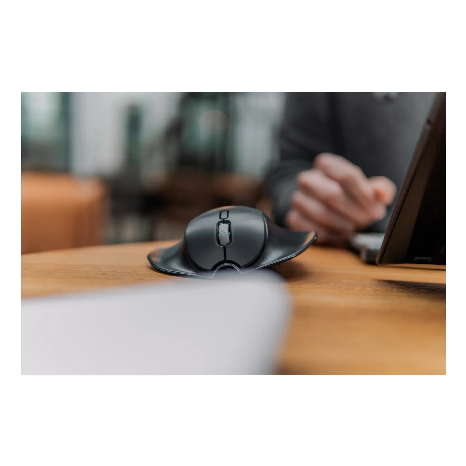 BakkerElkhuizen HandshoeMouse Shift Bluetooth souris Bureau Ambidextre Optique 1000 DPI