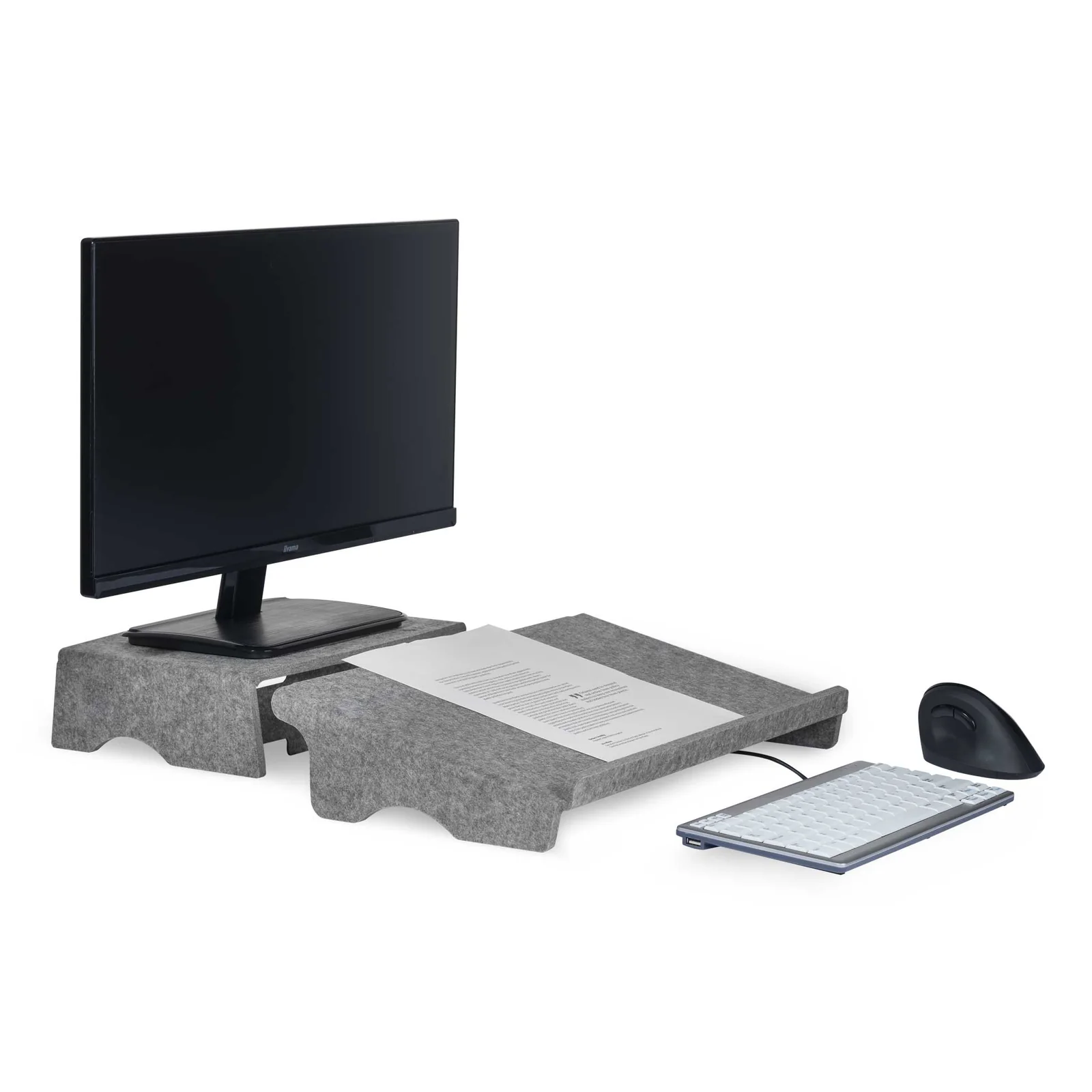 BakkerElkhuizen Q-doc 100 Circular Light Grey