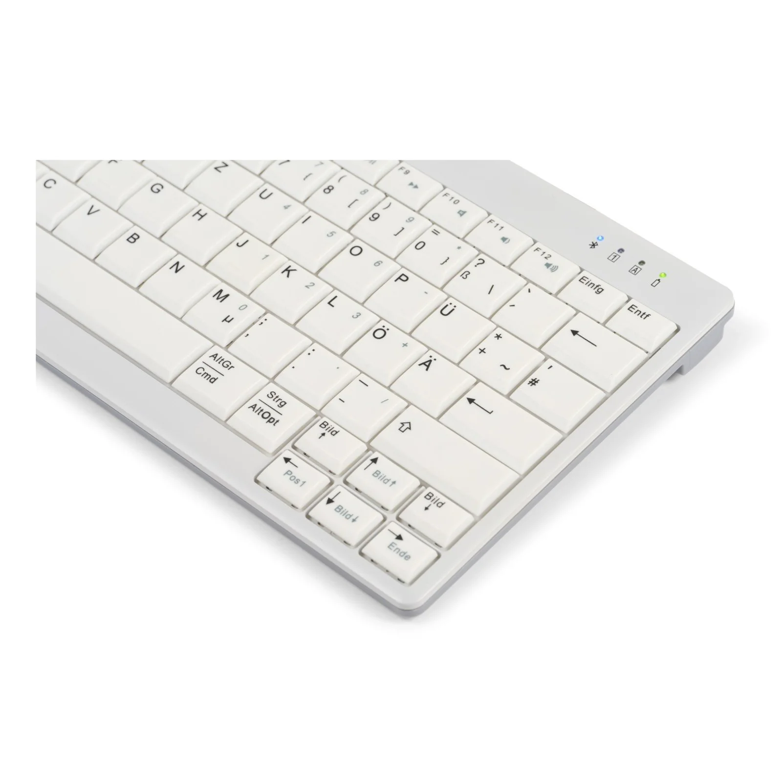 BakkerElkhuizen UltraBoard 950 V2 clavier Maison USB + Bluetooth QWERTZ Suisse Gris foncé, Gris clair