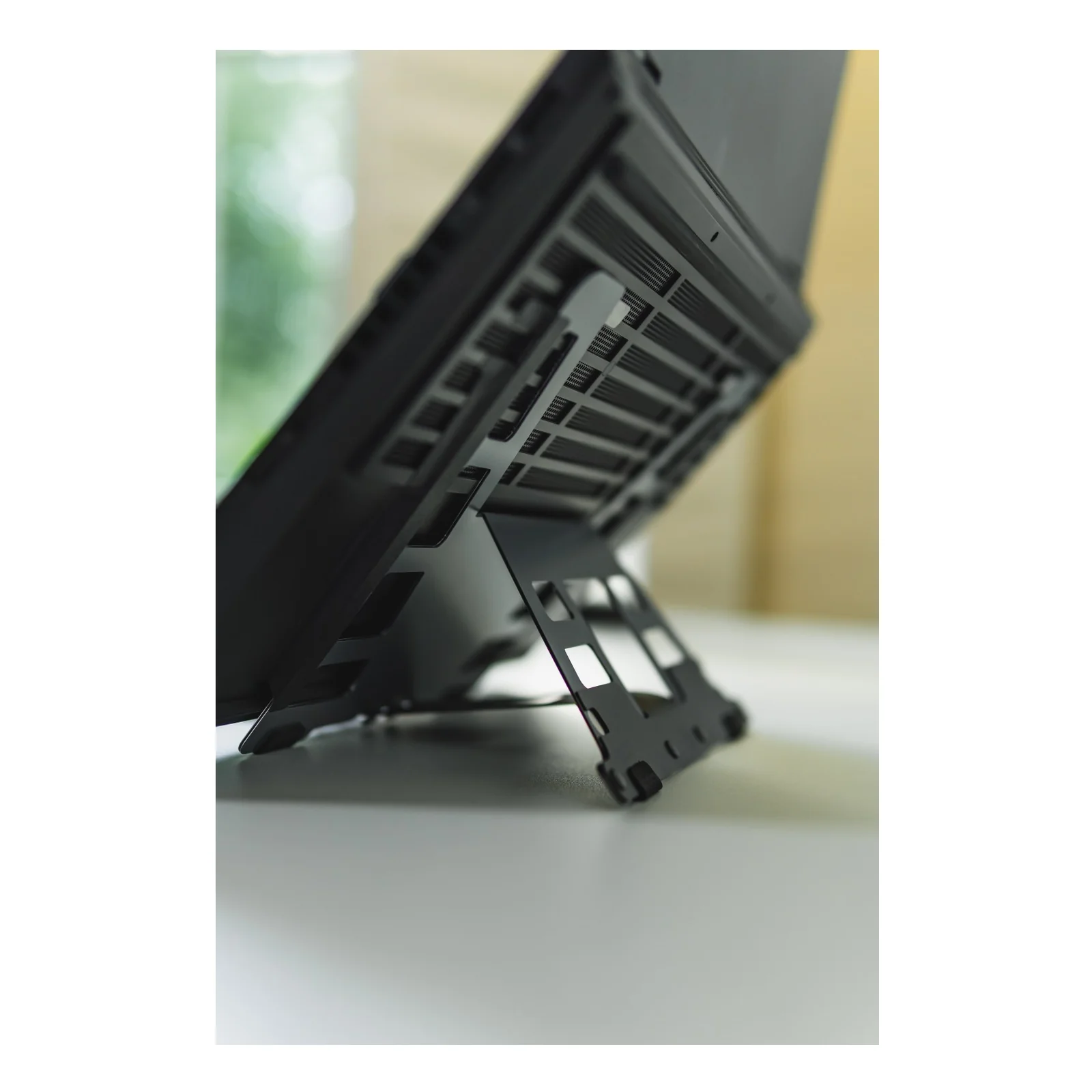 BakkerElkhuizen UltraStand Universal Supports de Laptop Noir, Gris foncé 39,6 cm (15.6")