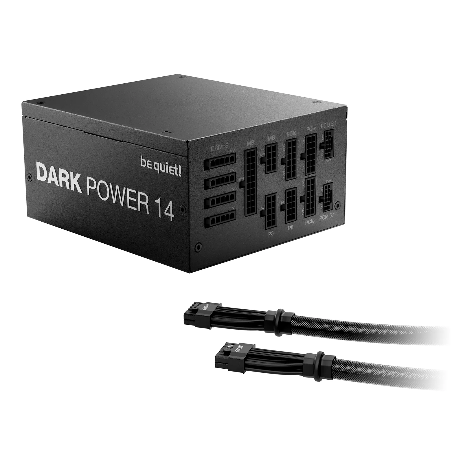 be quiet! Dark Power 14 1200 W | Alimentation ATX 3.1 | refroidissement actif ou mode semi-passif | 80 Plus Titanium