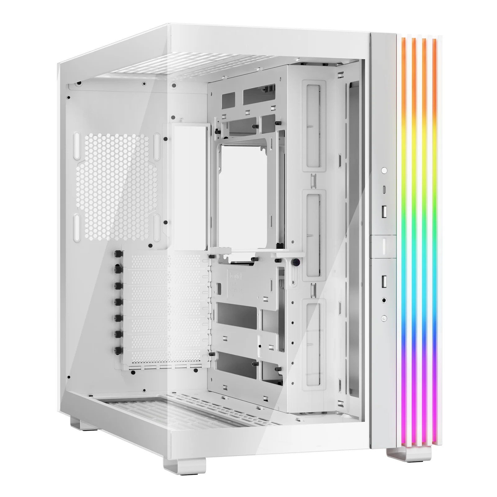 be quiet! Light Base 600 DX Blanc | Boîtier PC ARGB vitré, Mini ITX / Micro ATX / ATX