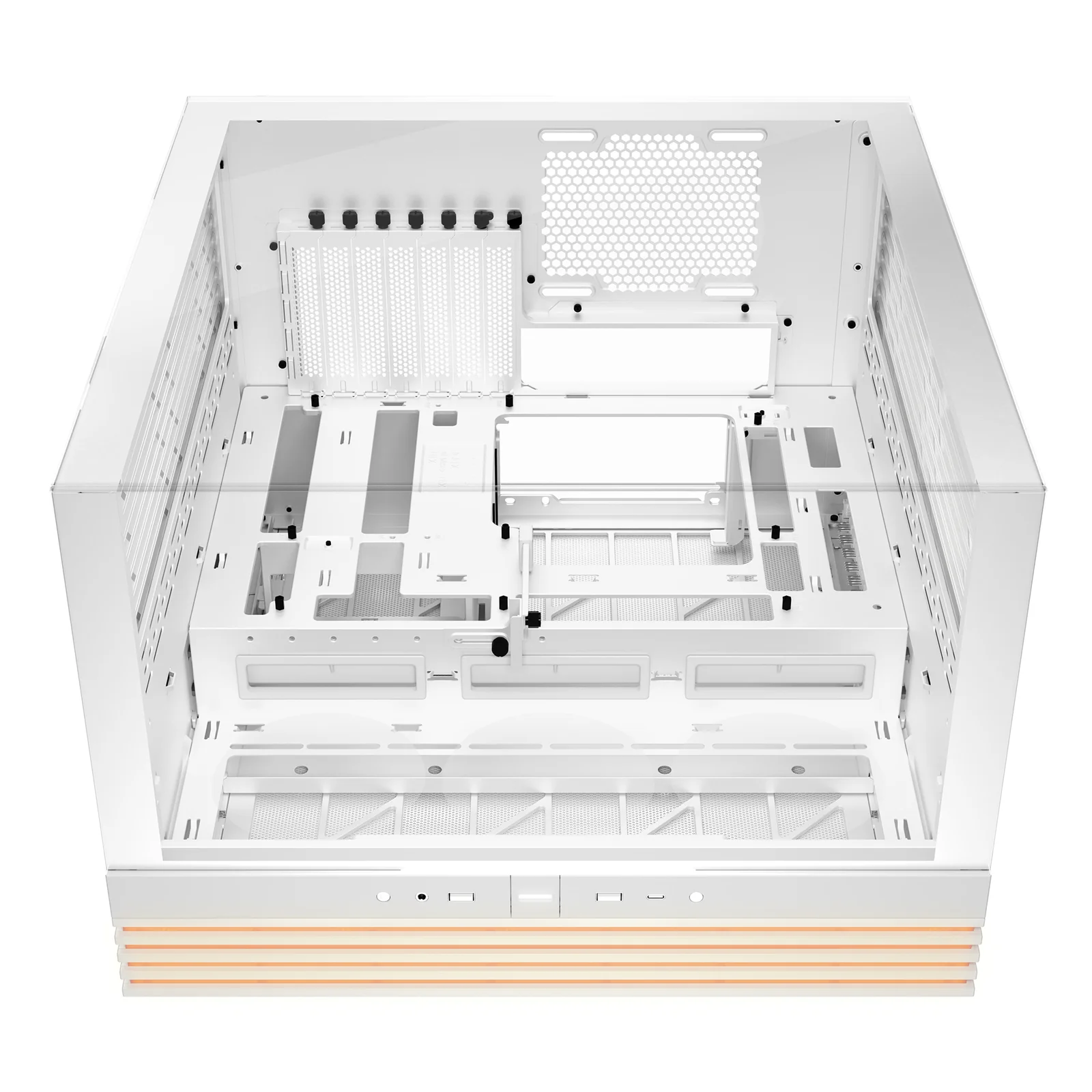 be quiet! Light Base 600 DX Blanc | Boîtier PC ARGB vitré, Mini ITX / Micro ATX / ATX