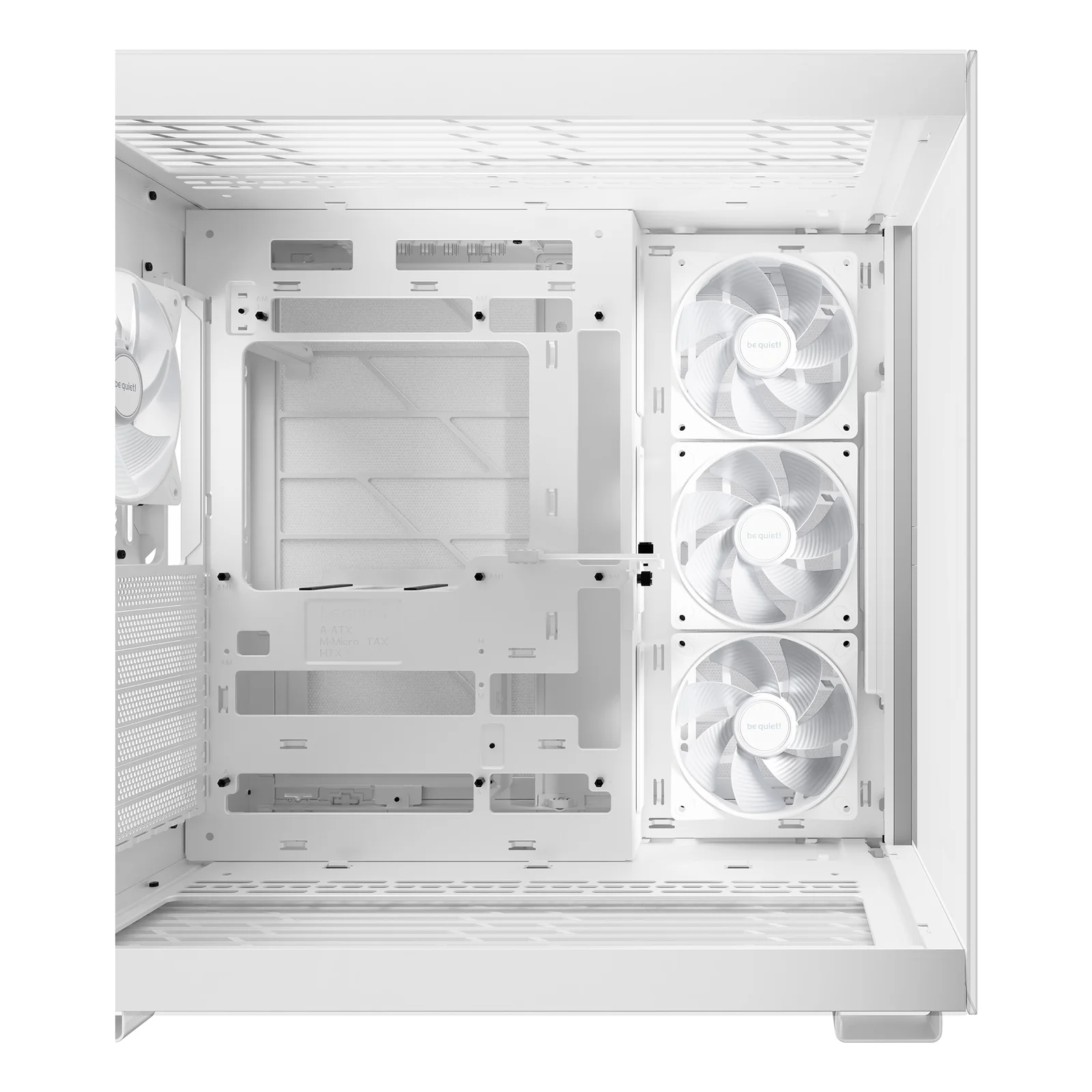 be quiet! Light Base 600 DX Blanc | Boîtier PC ARGB vitré, Mini ITX / Micro ATX / ATX