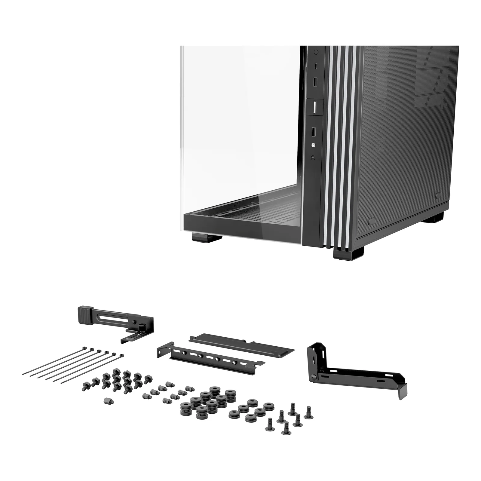 be quiet! Light Base 600 DX Noir | Boîtier PC ARGB vitré, Mini ITX / Micro ATX / ATX