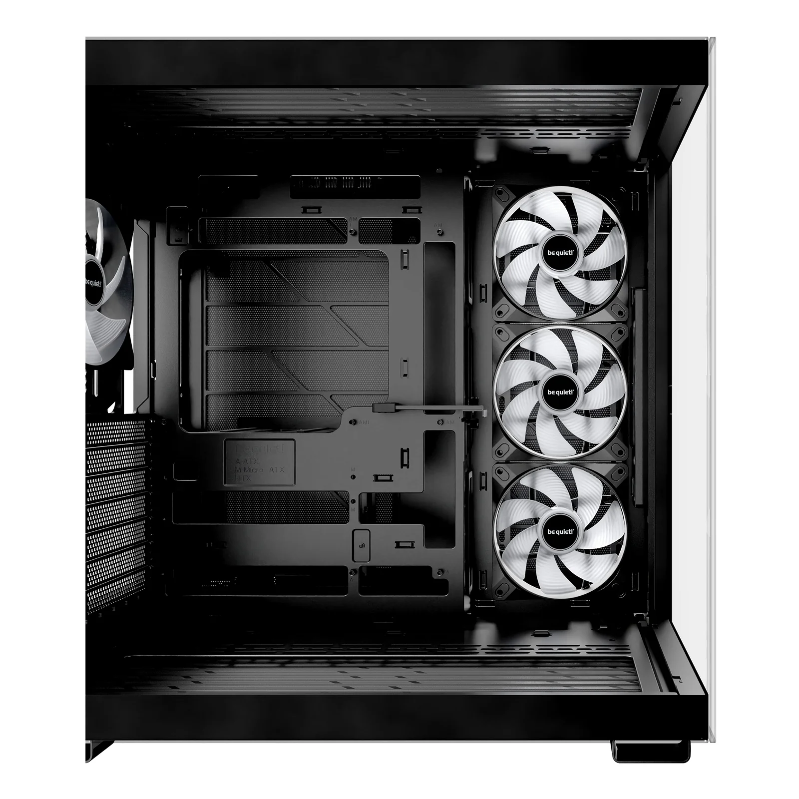 be quiet! Light Base 600 DX Noir | Boîtier PC ARGB vitré, Mini ITX / Micro ATX / ATX