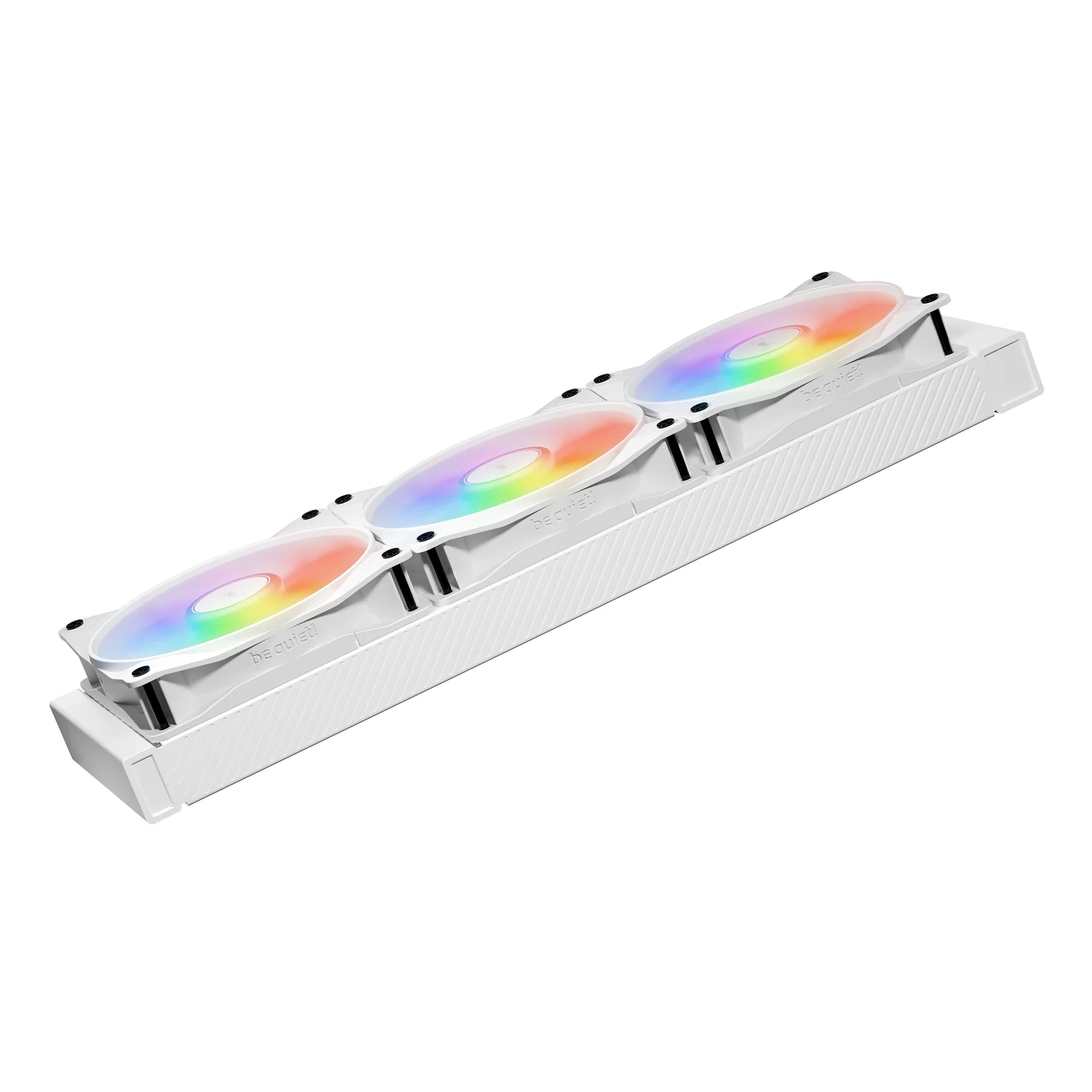 be quiet! Light Wings LX 120 mm PWM | Ventilateur PC ARGB high-speed White, Pack de 3