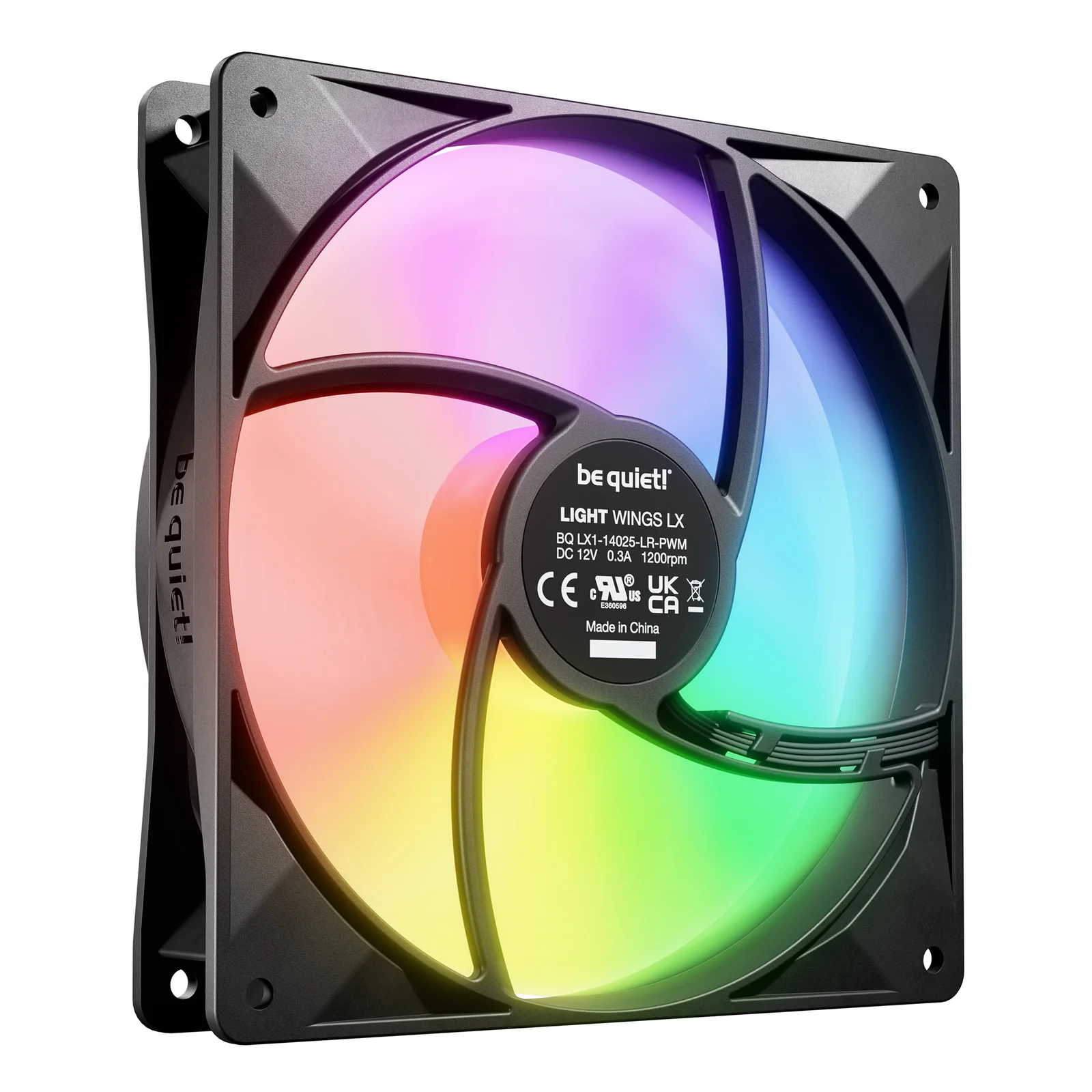 be quiet! Light Wings LX 140 mm PWM | Ventilateur PC ARGB
