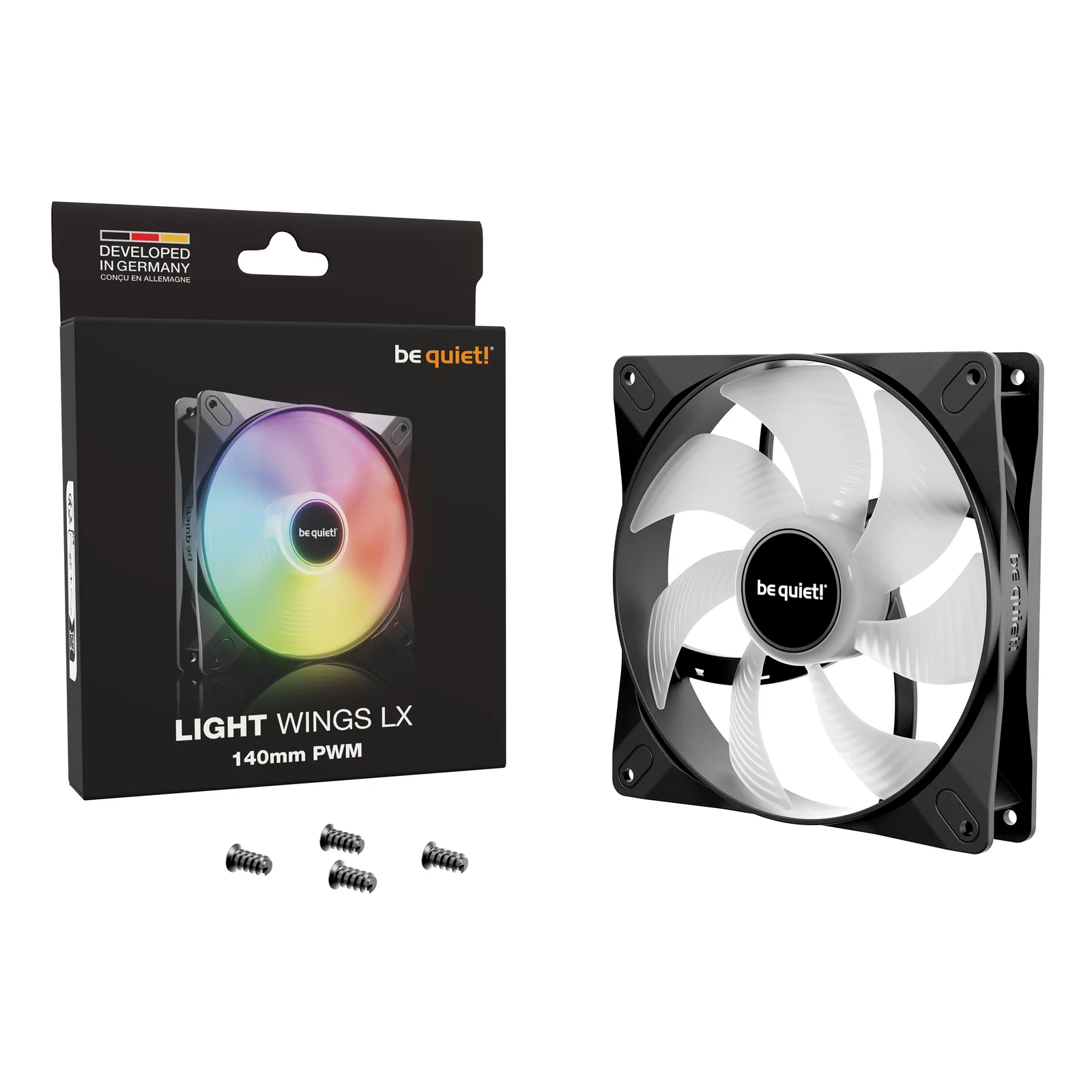 be quiet! Light Wings LX 140 mm PWM | Ventilateur PC ARGB